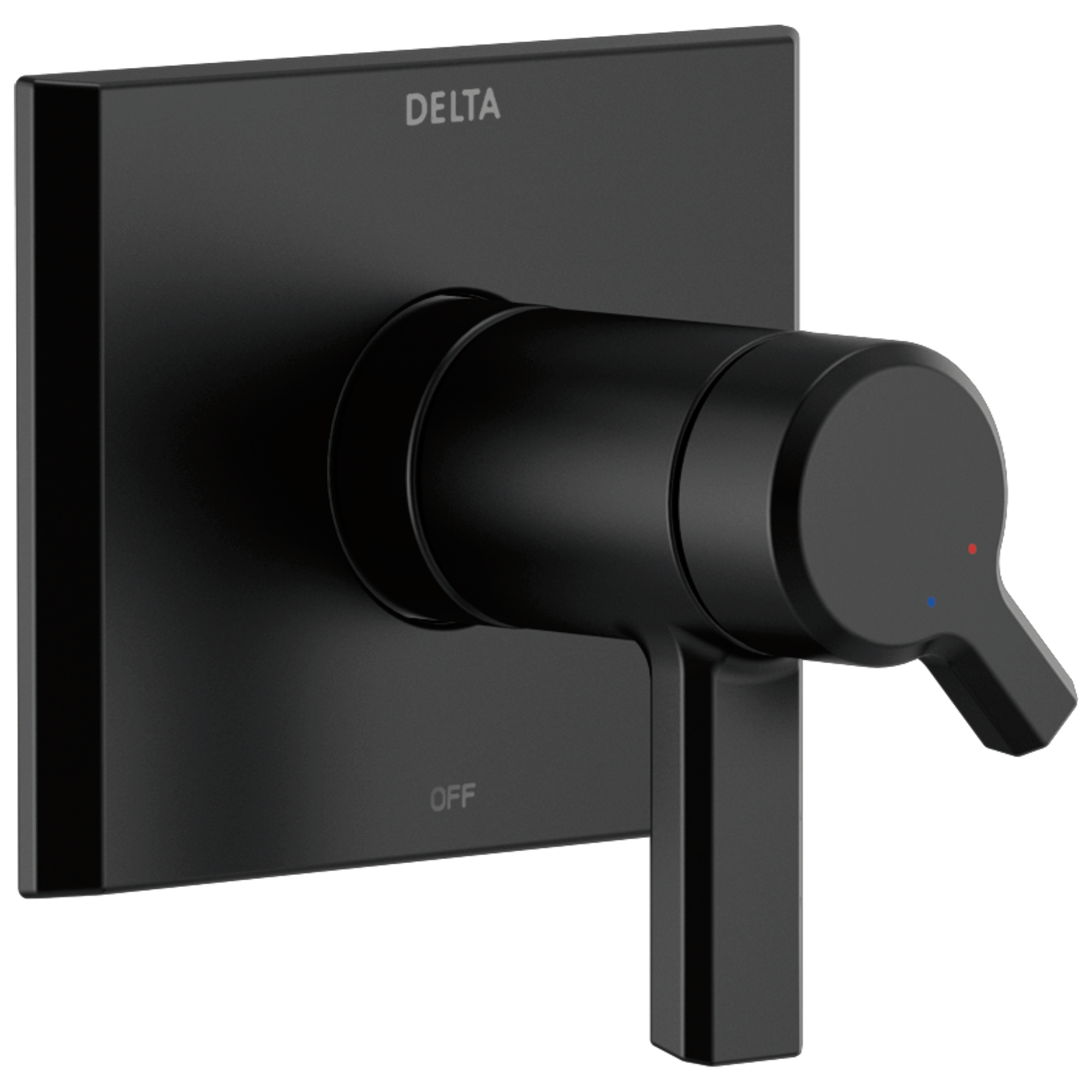Delta T17T099-BL Pivotal Matte Black 2.75-Inches Universal Bathtub/Shower Trim ring 0.5-Inches -ID
