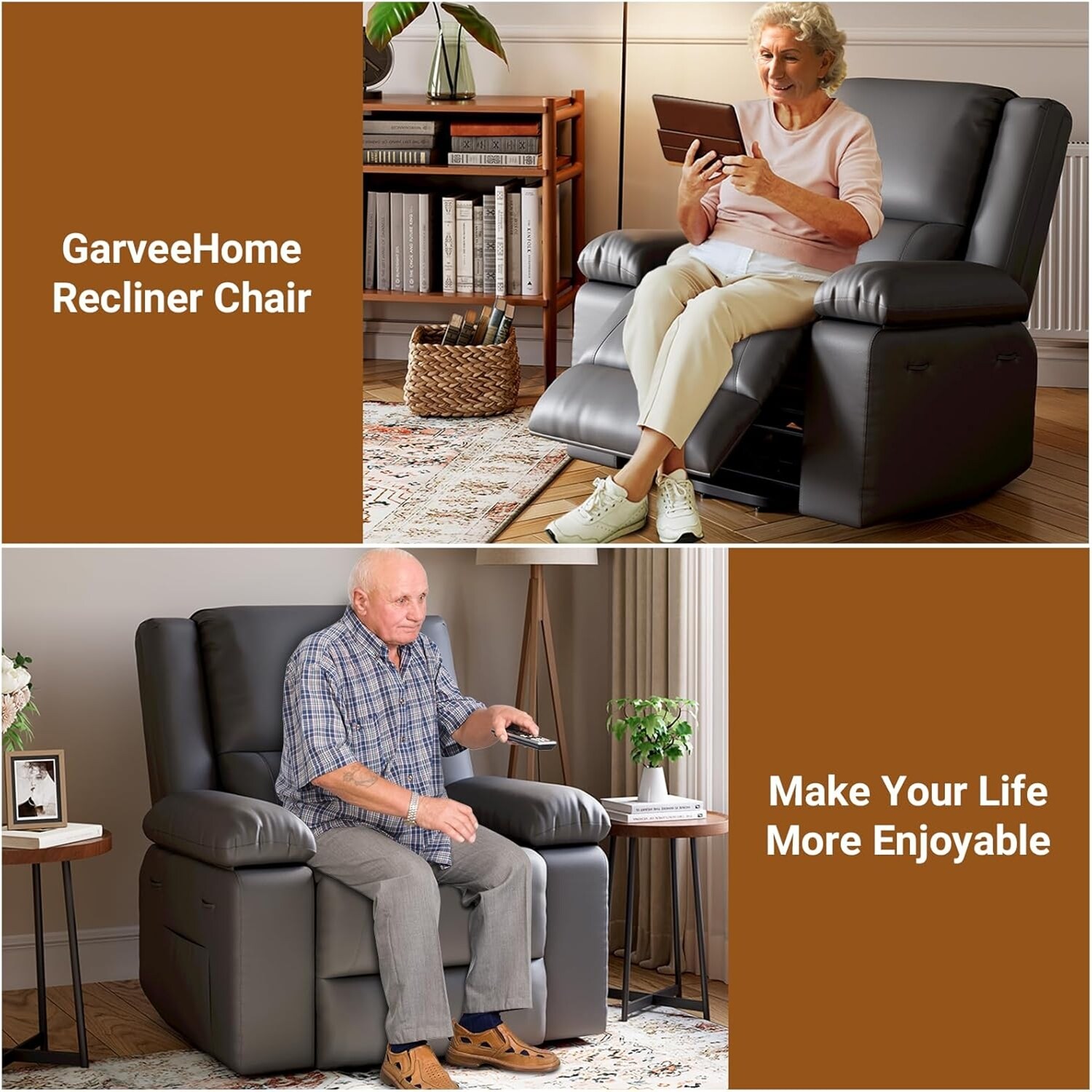 Qeetex LSHQPHO-334GMM8M recliners - View #7