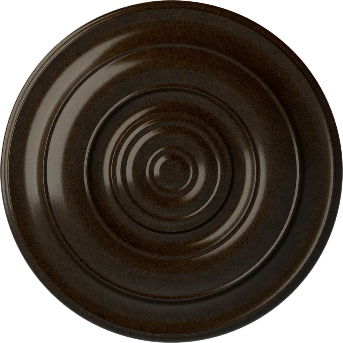 Ekena Millwork CM18NIBZS Niobe 18-in W x 18-in L Painted Bronze Polyurethane Whole Ceiling Medallion