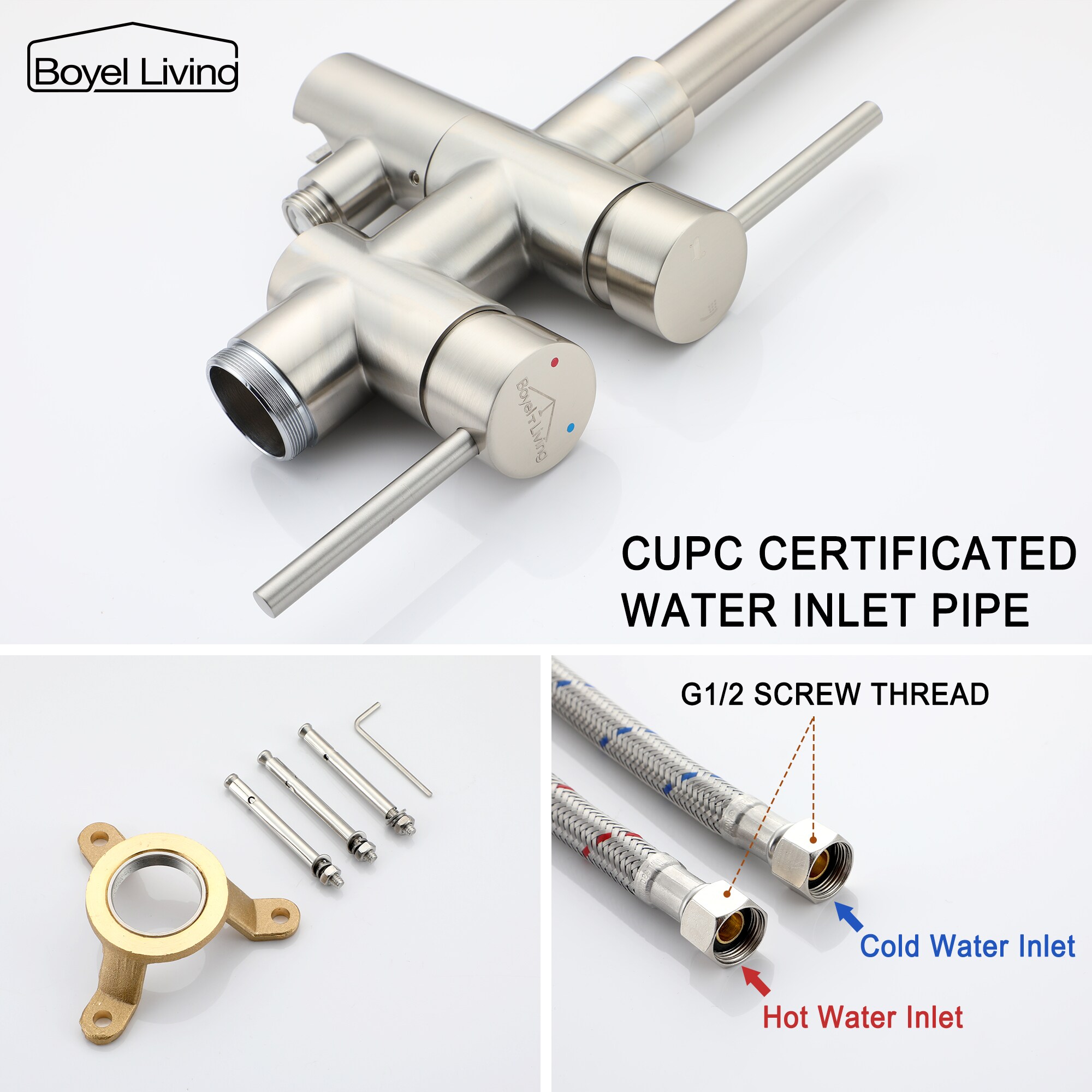 Clihome CHMS-BN-1515-2 Roman-Tub-Faucets - View #7