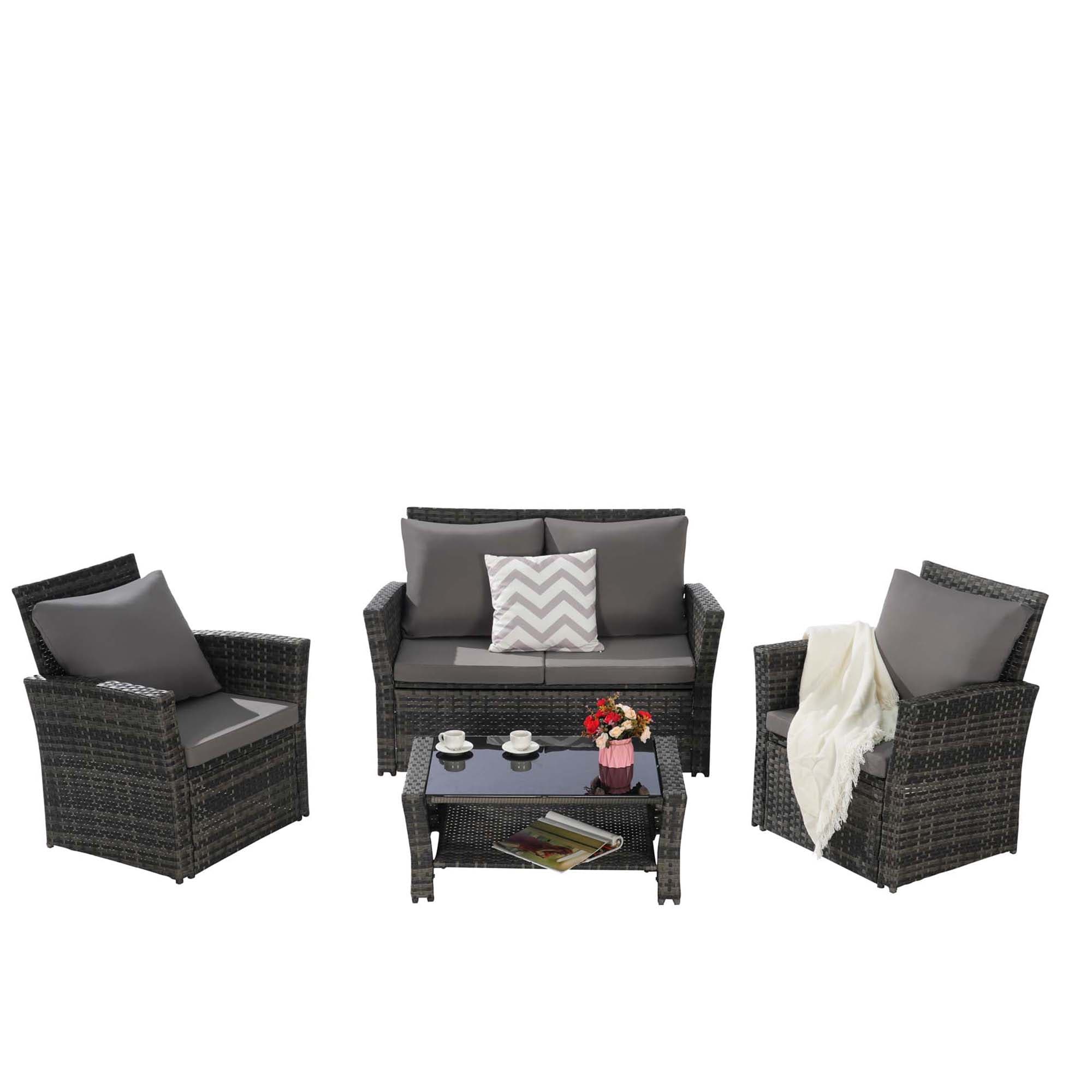Clihome TM-SH000026EAA Patio-Conversation-Sets - View #3