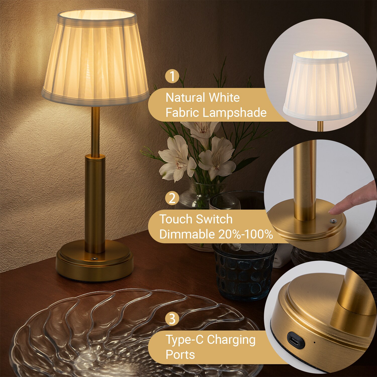 AloaDecor Lighting L7517T16NB10A Table-Lamps - View #4