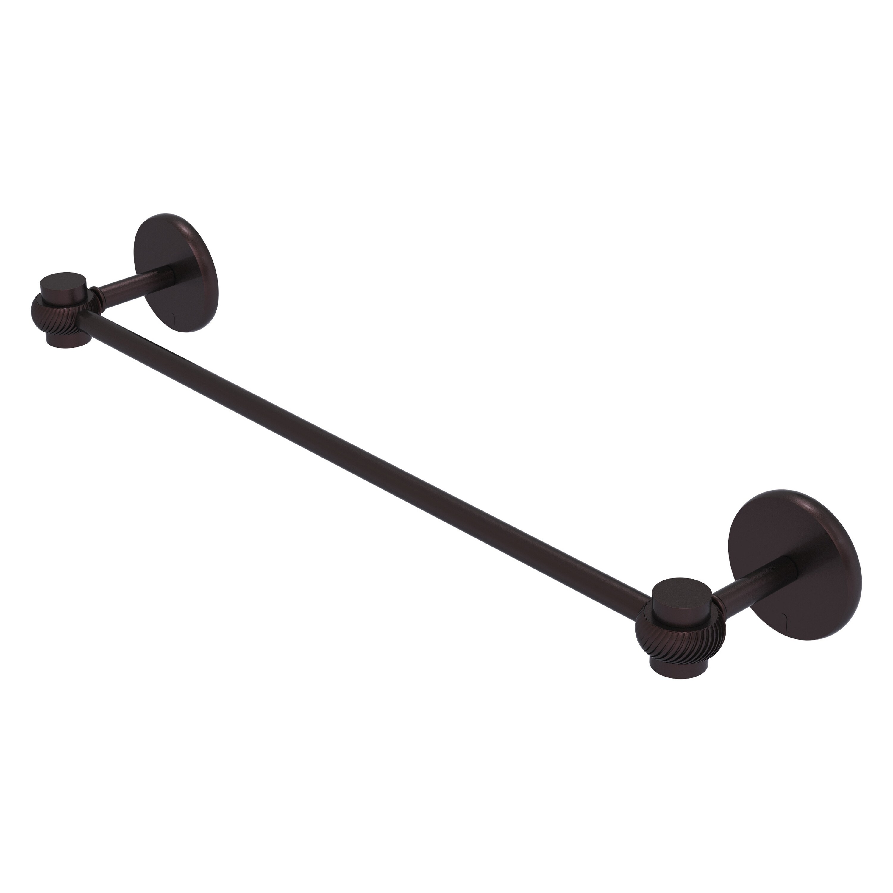 Allied Brass 7131T/18-ABZ Satellite Orbit One 18-in Antique Bronze Wall mount Single Towel Bar