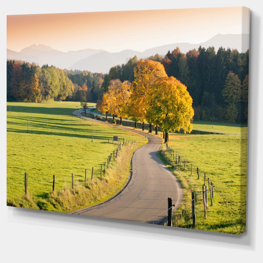 Designart 60-in H x 40-in W Landscape Print on Canvas in the Wall Art ...