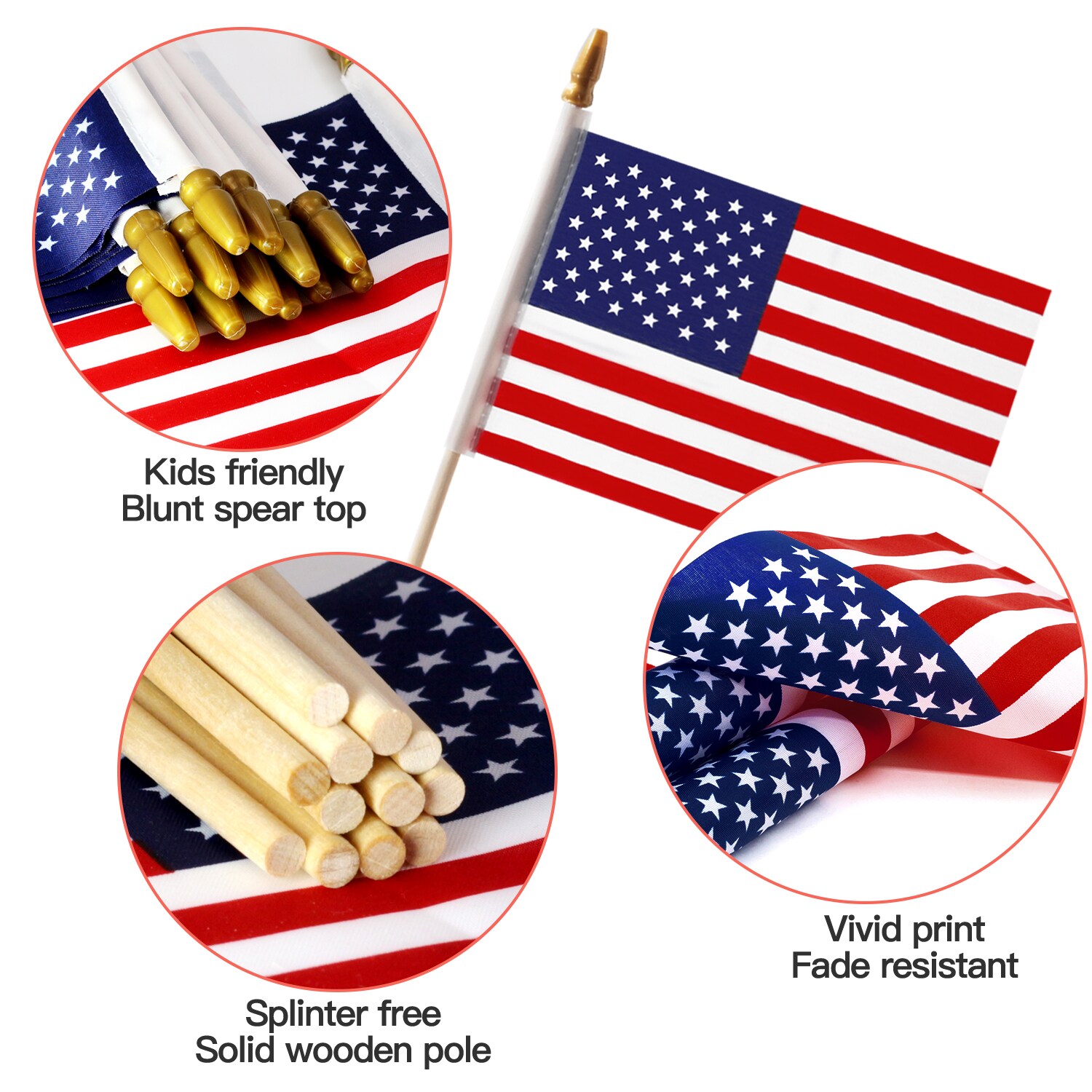 Anley A.FLAG.STICK.US.30IN Decorative-Banner-Flags - View #3