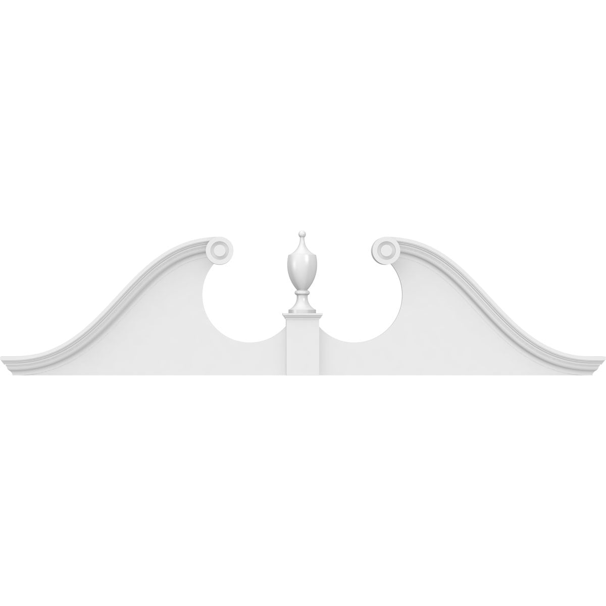 Ekena Millwork PEDPS084X210RHP00 Exterior-Window-Trim - View #3