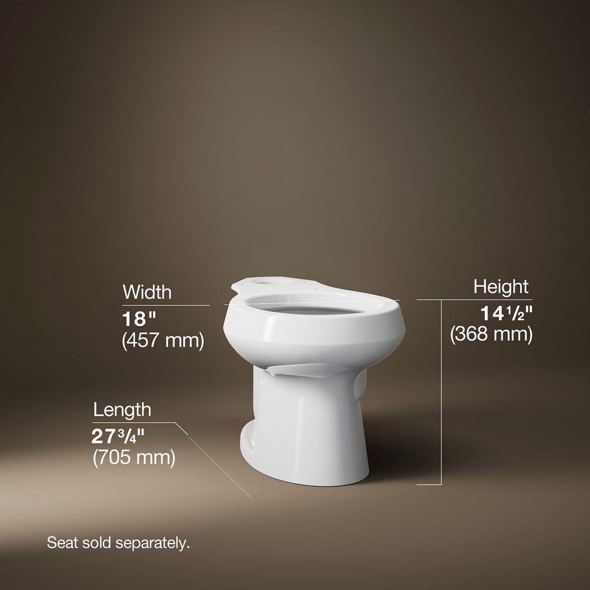 KOHLER 4197-0 Toilet-Bowls - View #3