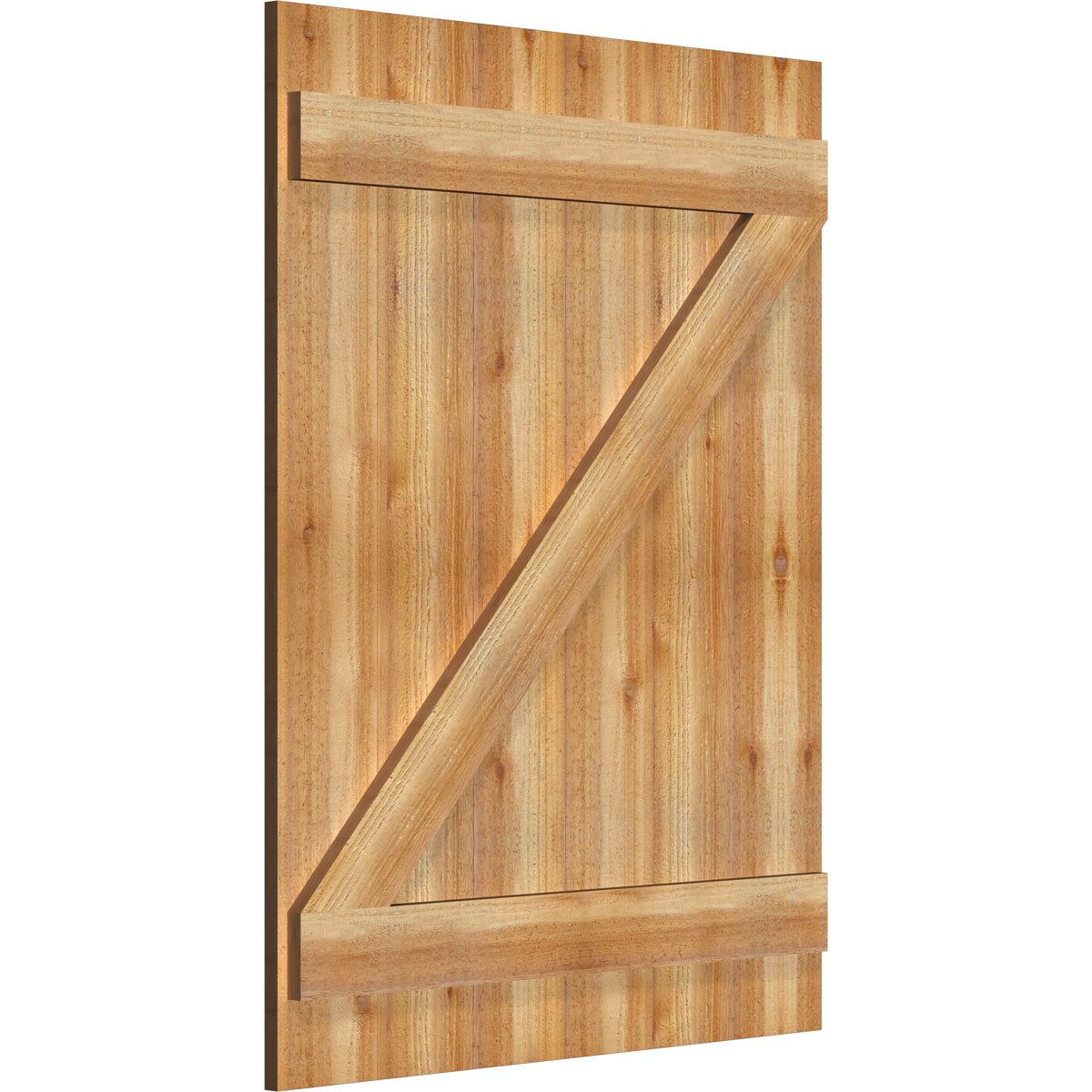 Ekena Millwork RBJ06Z32X042RWR Exterior-Shutters - View #2
