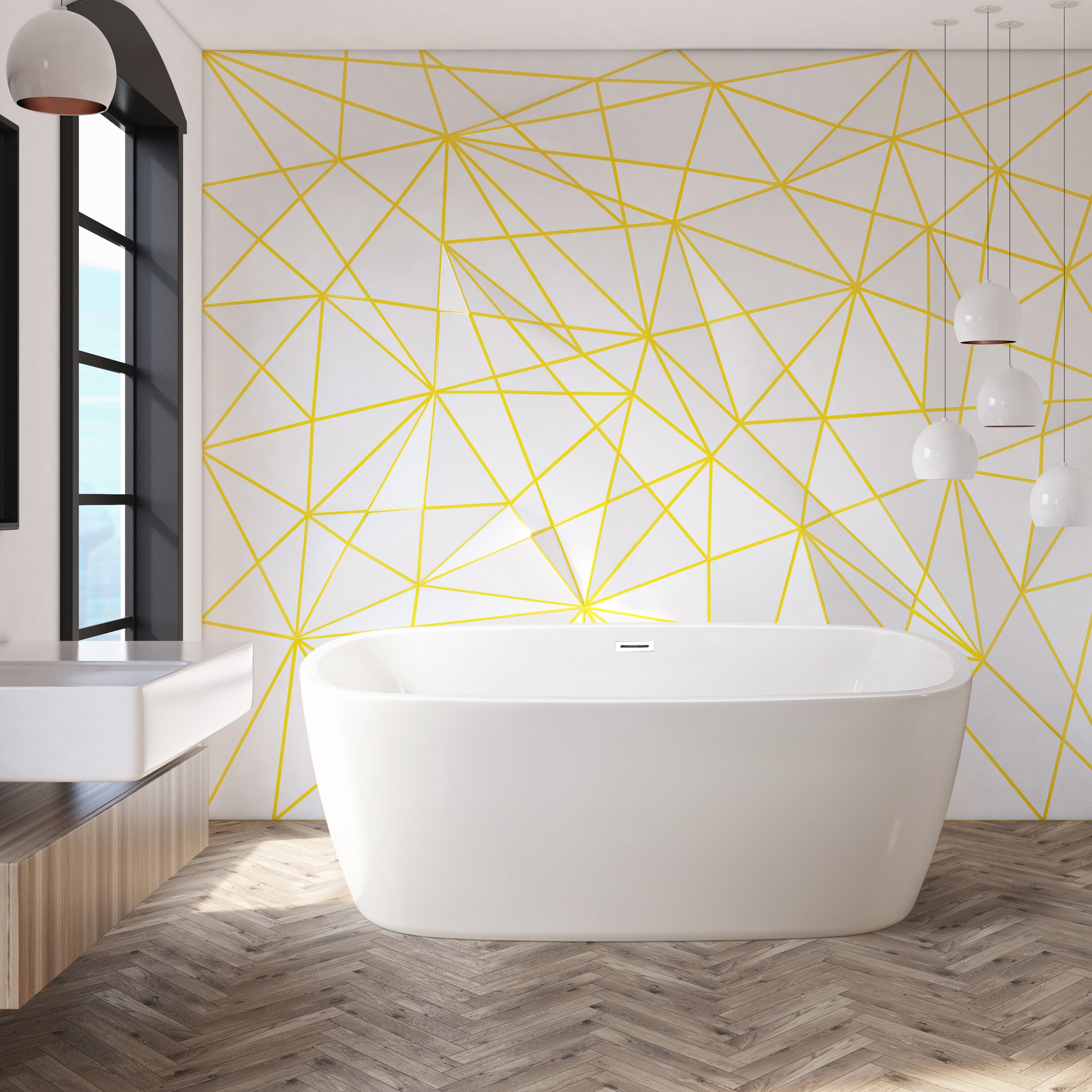 Streamline N780WH bathtubs - View #2