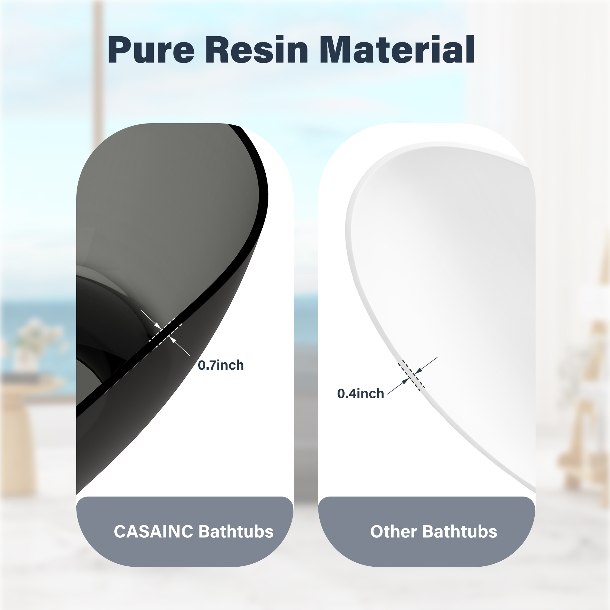 CASAINC CA06013RZPD59AG bathtubs - View #6