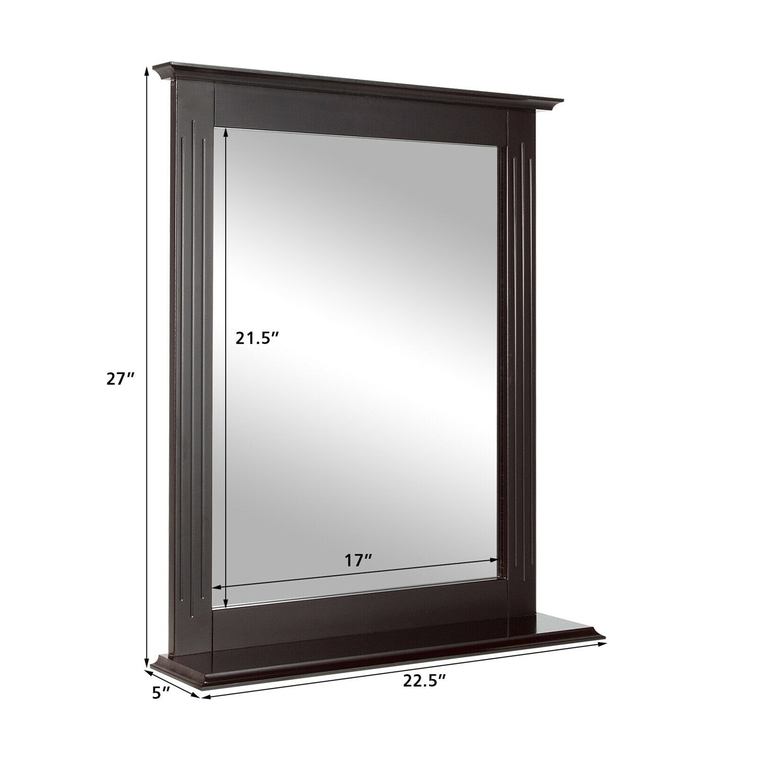 Forclover HYFC-BA553CF Framed-Bath-Mirrors - View #8
