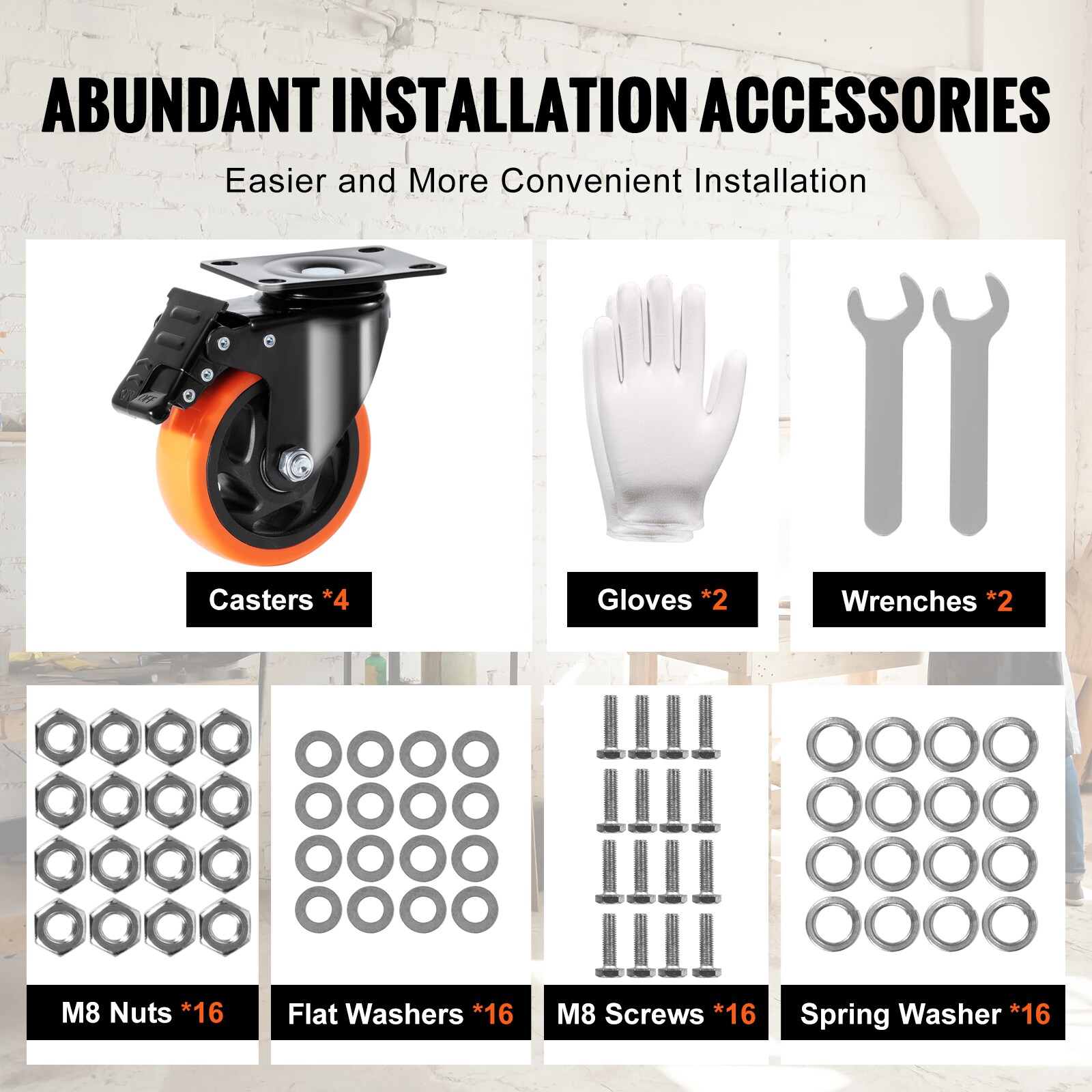VEVOR SCPBJLCSJAZ401137V0 casters - View #5