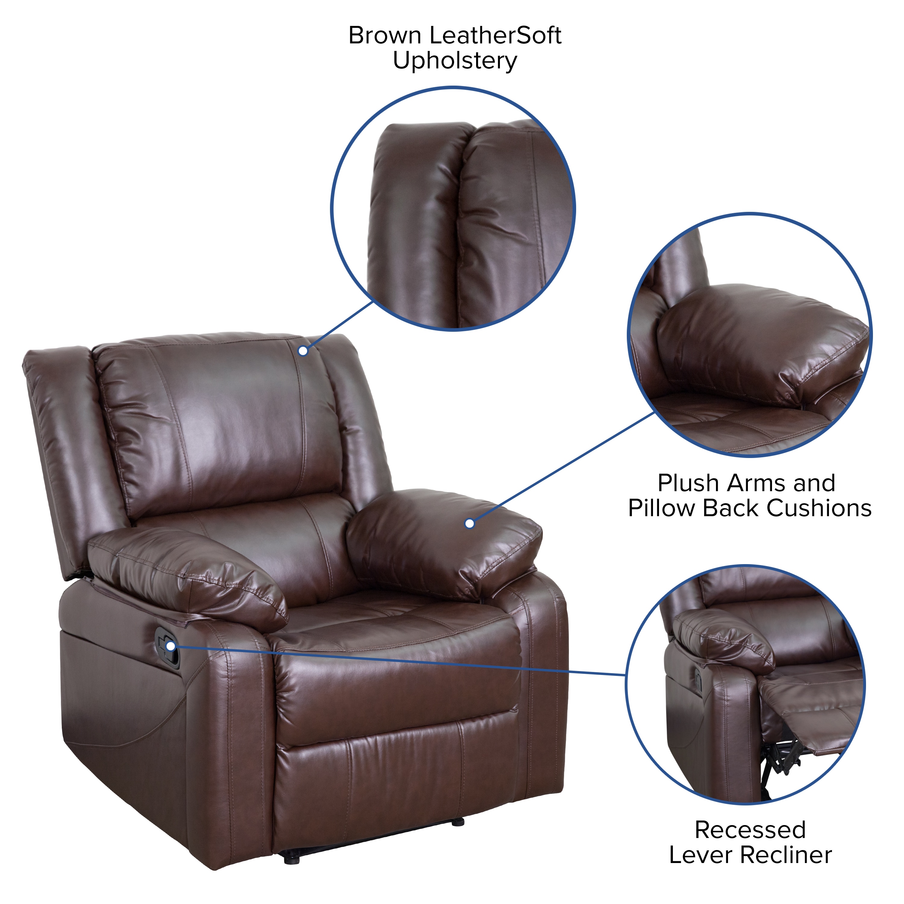 Flash Furniture 889142087212 recliners - View #3