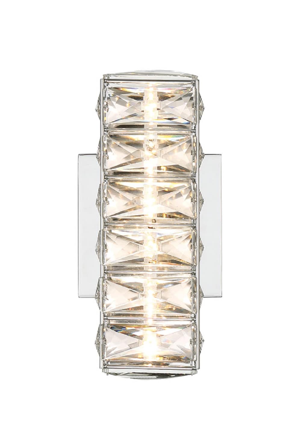 allen + roth 47925-LWUCO Aurelis 4.5-in 1 -Light Polished Chrome Integrated LED Glam Vanity light