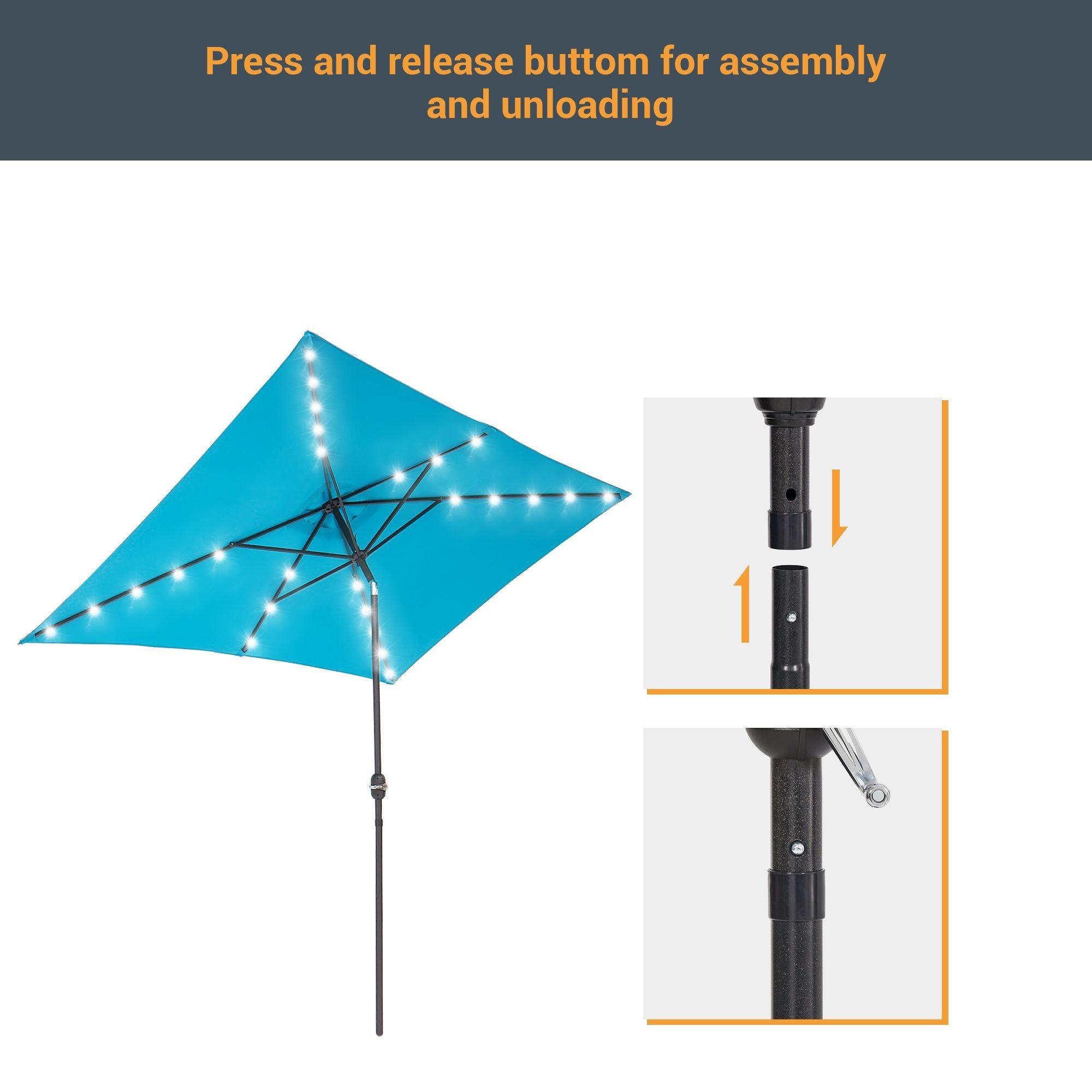 Sonkuki SD-127Q-LED Umbrellas-2 - View #7