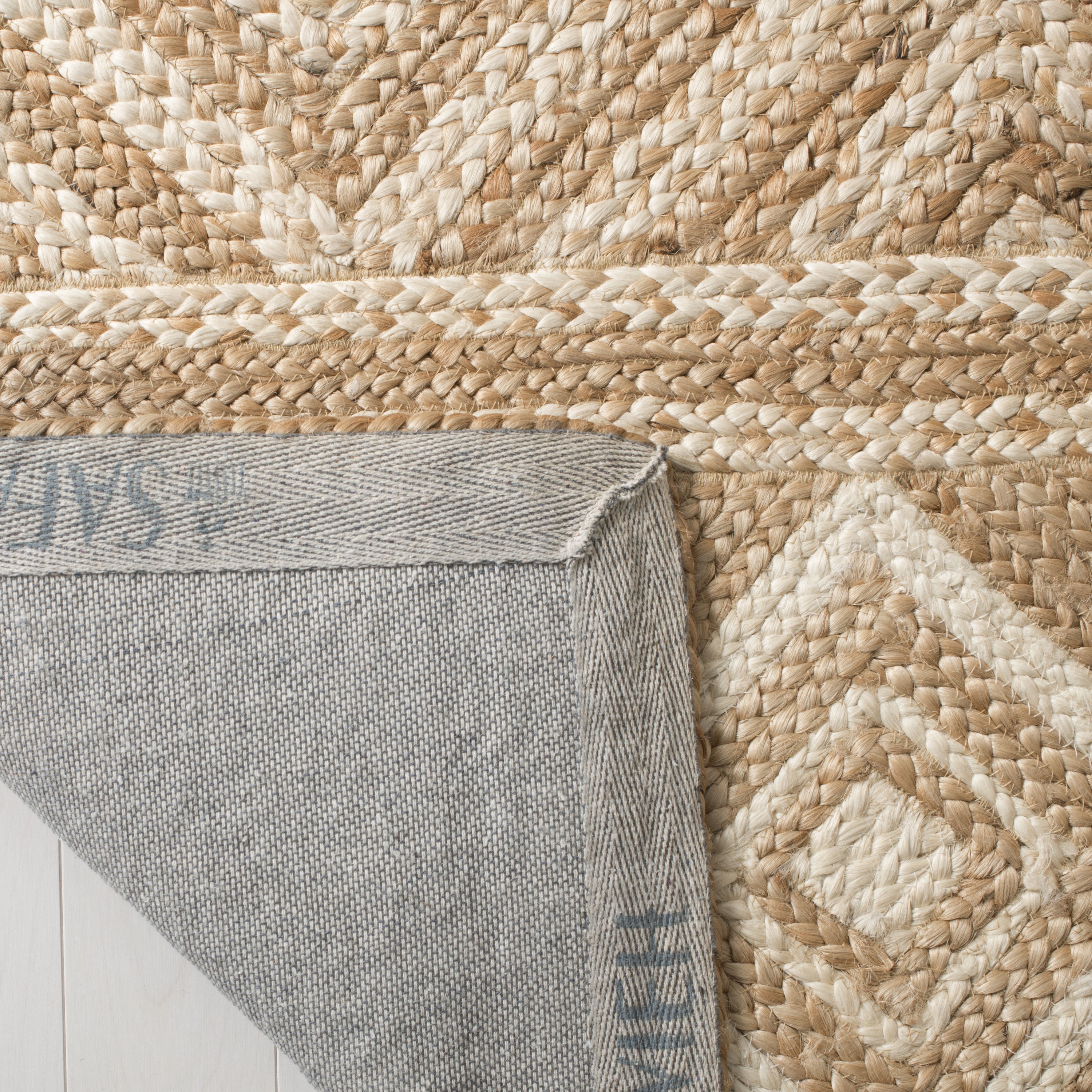 Natural Ivory Hand-Knotted Jute Area Rug 4' x 6'