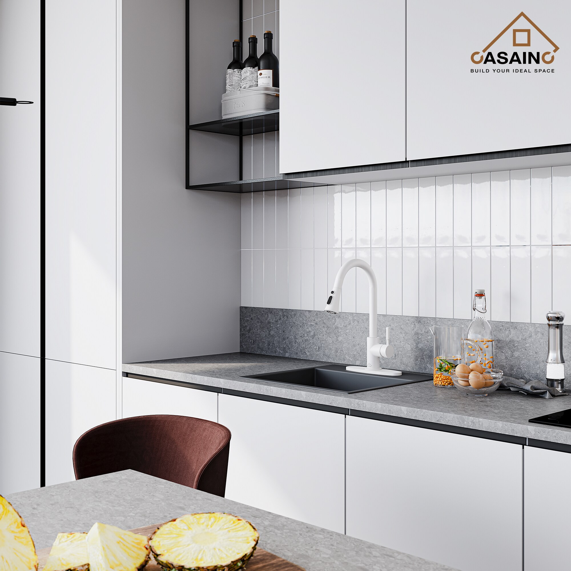 CASAINC CA-D3411-MW Kitchen-Faucets - View #3