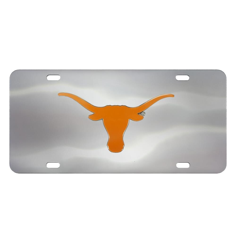 FANMATS  14826  NCAA University of Texas Longhorns Chrome License Plate Frame 