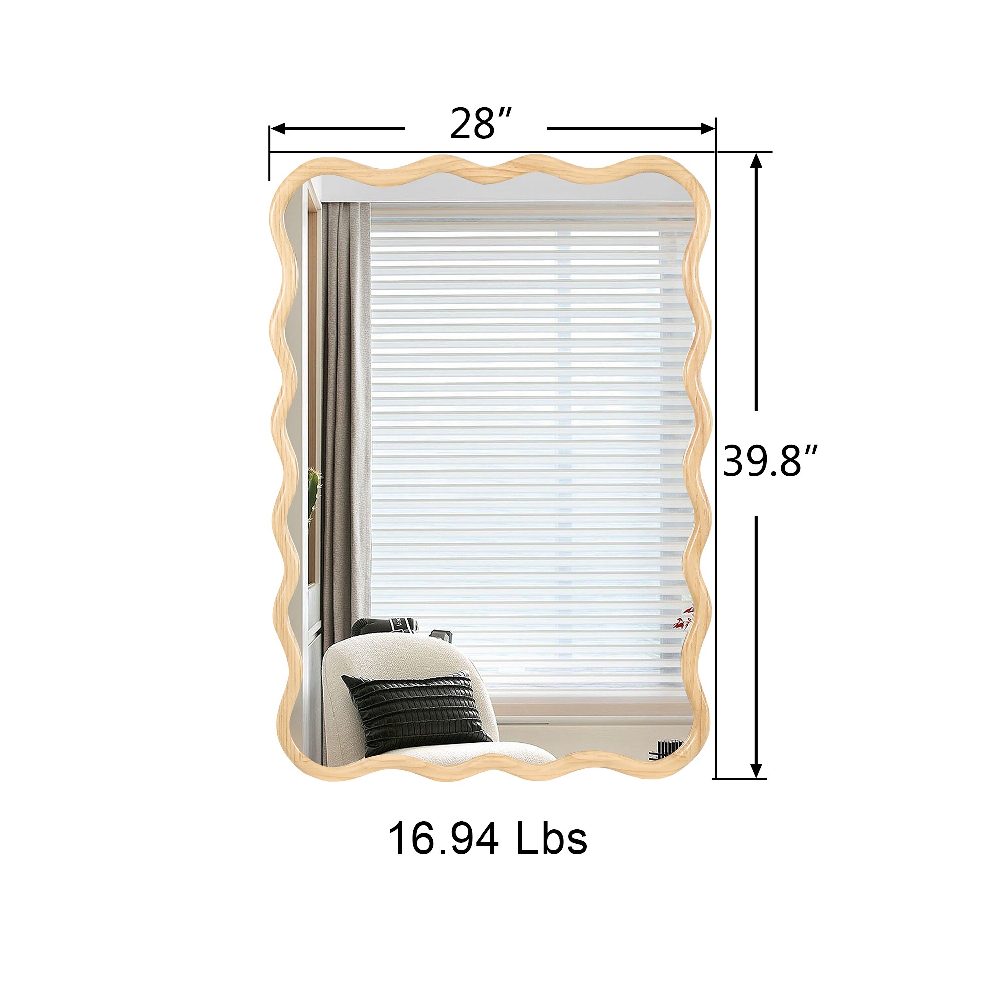SINOFURN SYD240002GD Decor-Mirrors - View #3