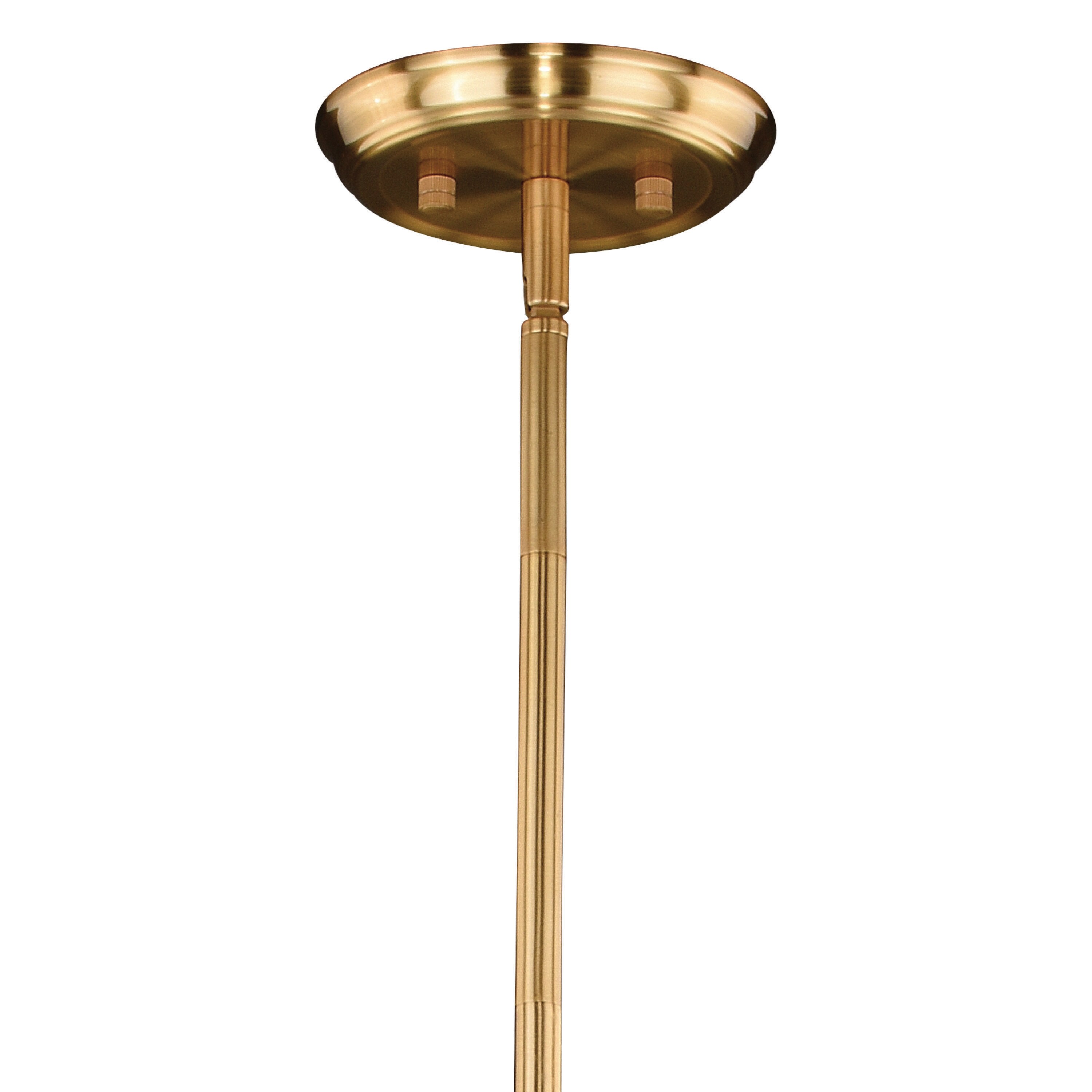 Kedzie 32" Natural Brass 9-Light Mid-Century Modern Chandelier