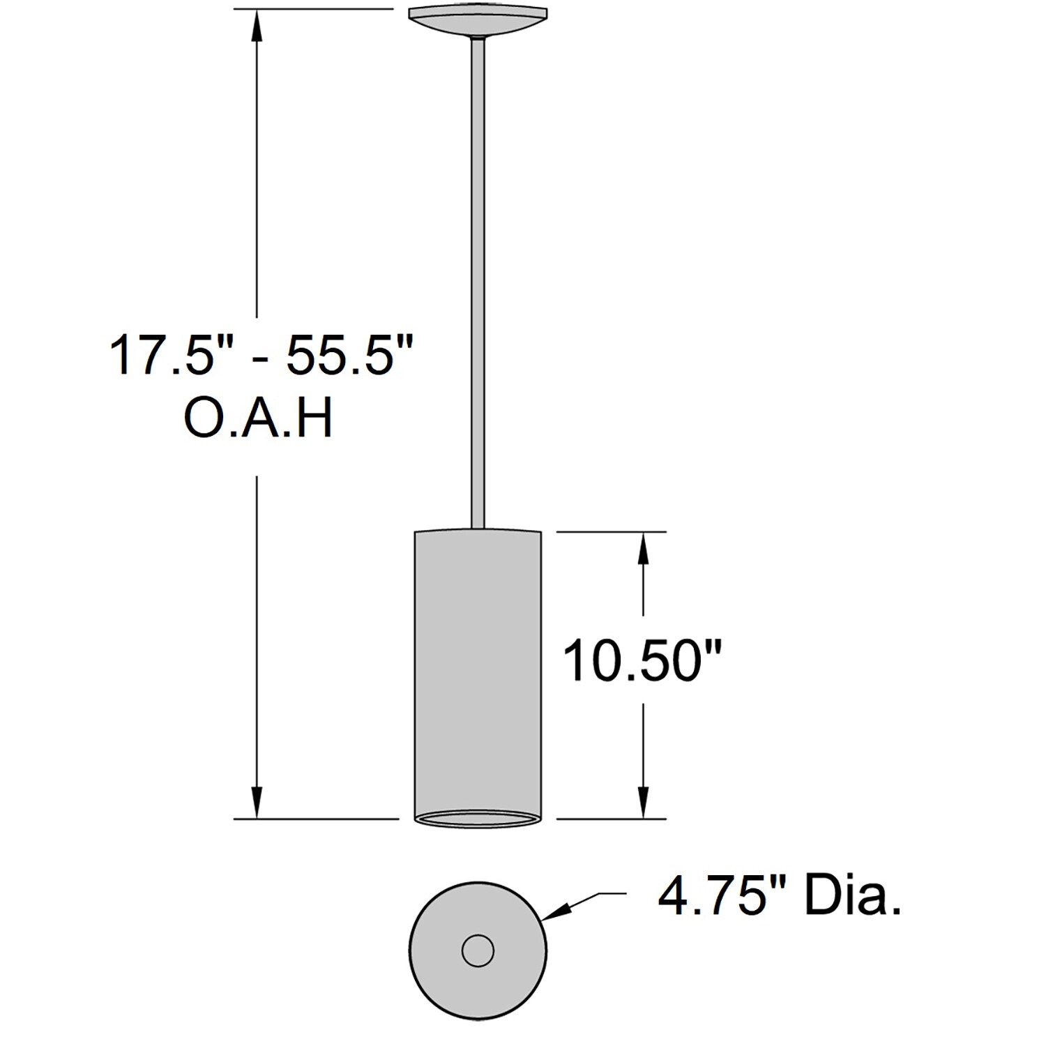 Access Lighting 29001-MWH-C Pendant-Lights - View #2