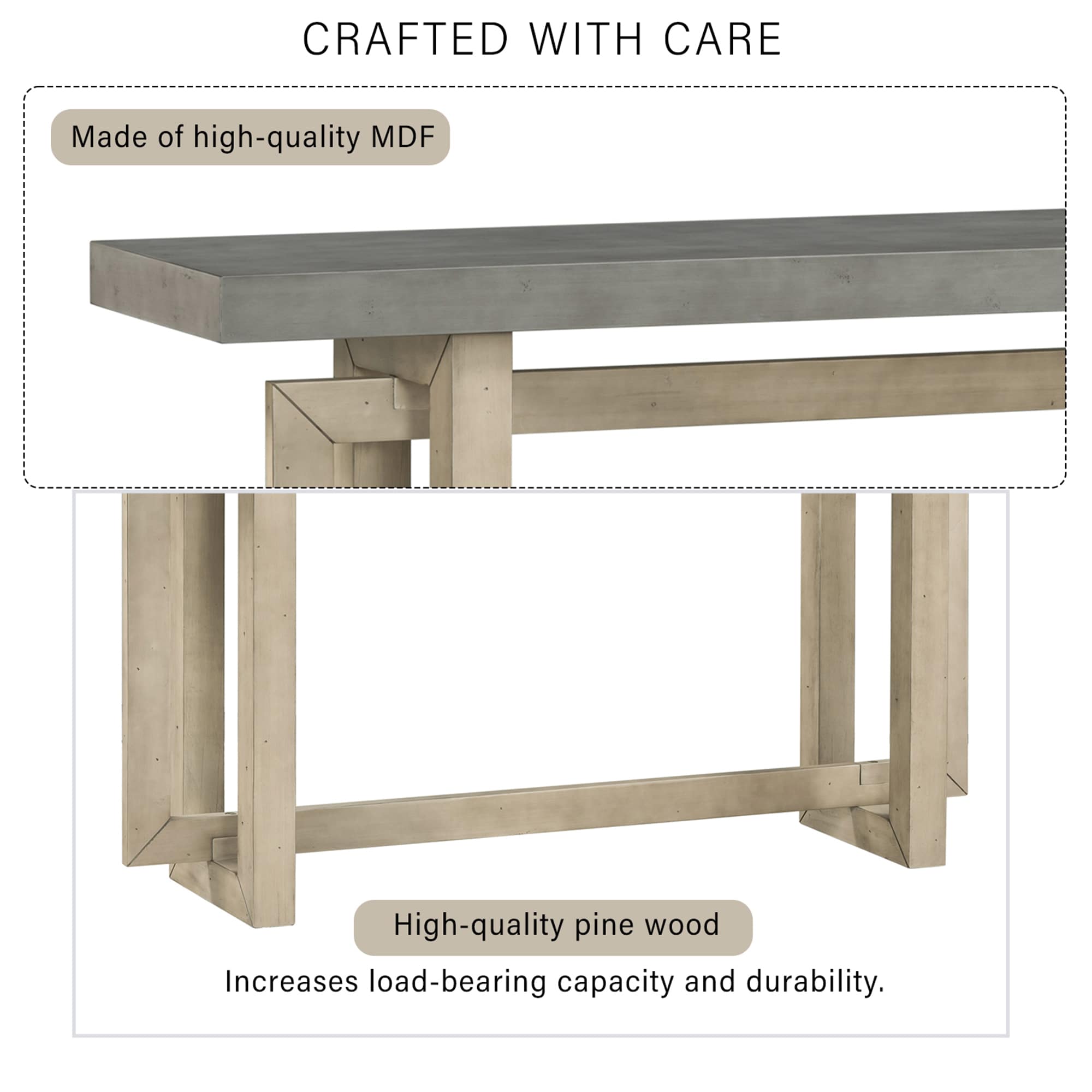 SINOFURN SYA020299BG Console-Sofa-Tables - View #7
