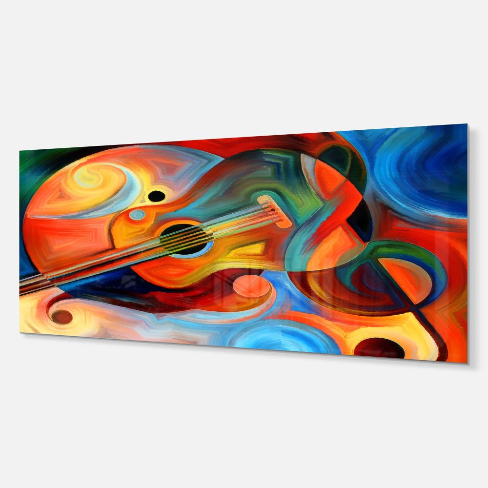 Designart 12-in H x 28-in W Abstract Metal Print at Lowes.com