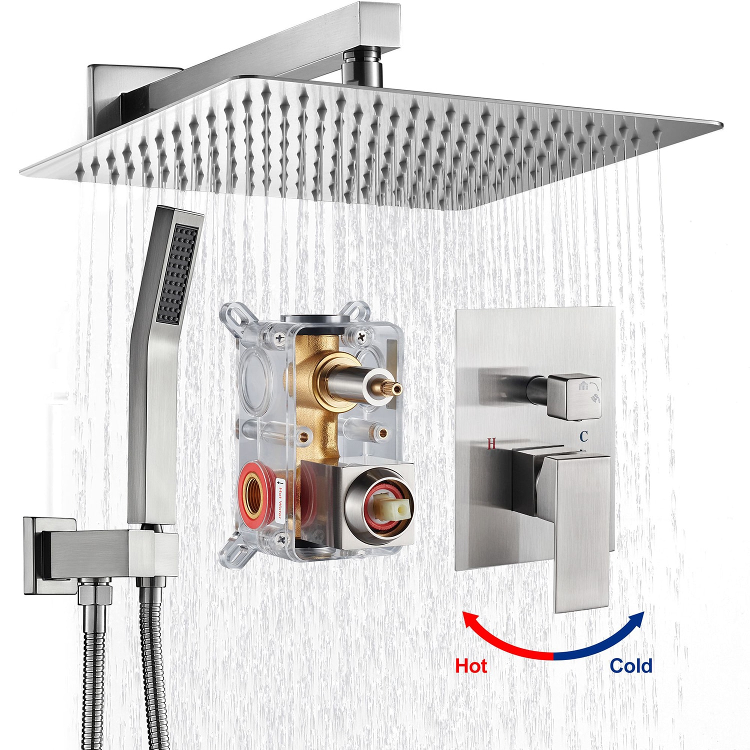 Cobbe SSF0210N Brushed Nickel ( Ceramic Disc Valve Included )