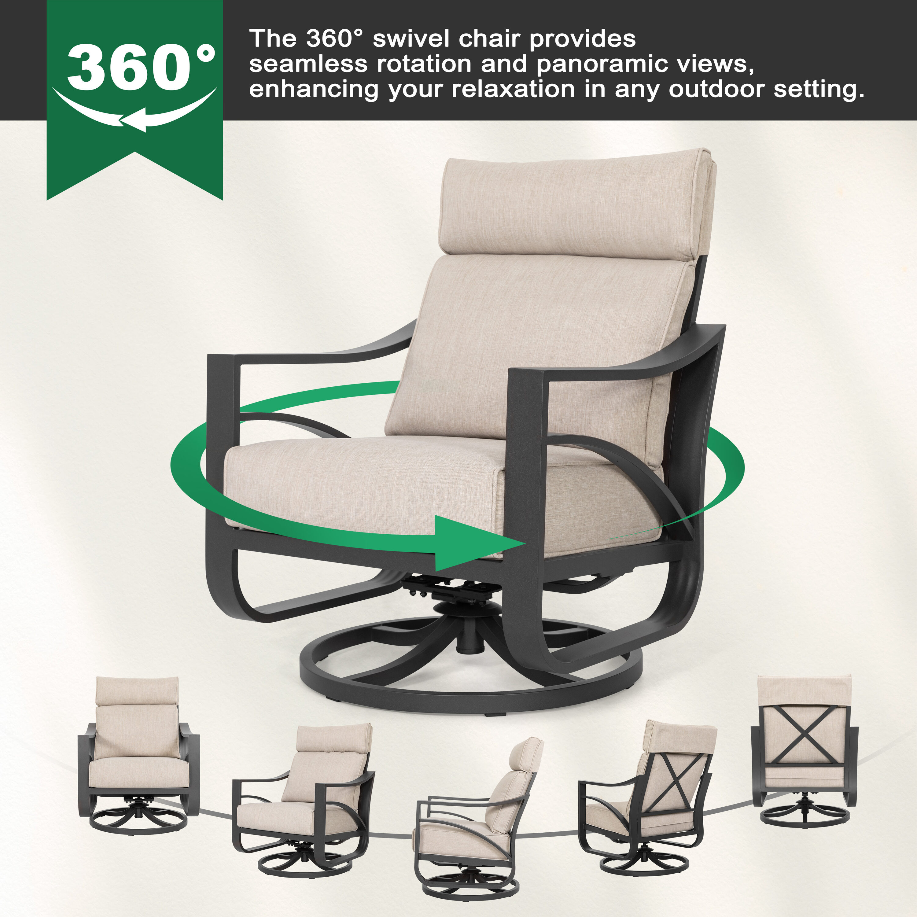 Patio time AS020-03 Patio-Chairs - View #5
