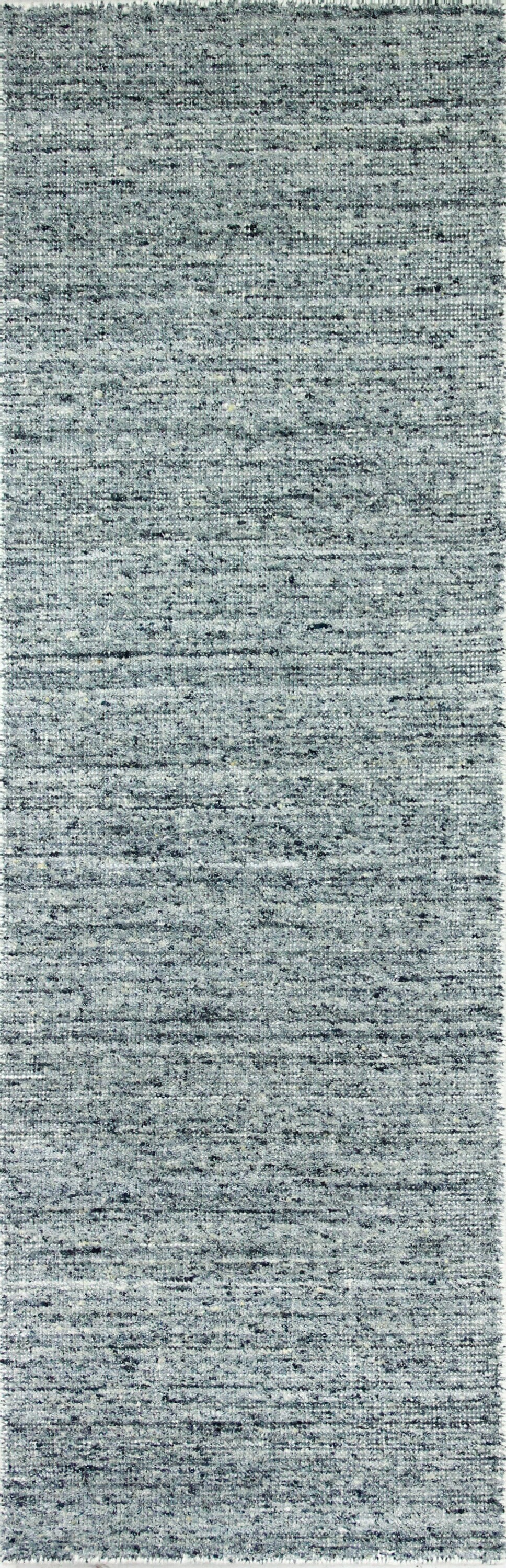Bashian 649652285726 3 X 8 (ft) Wool Marine Indoor Solid Southwestern Runner Rug