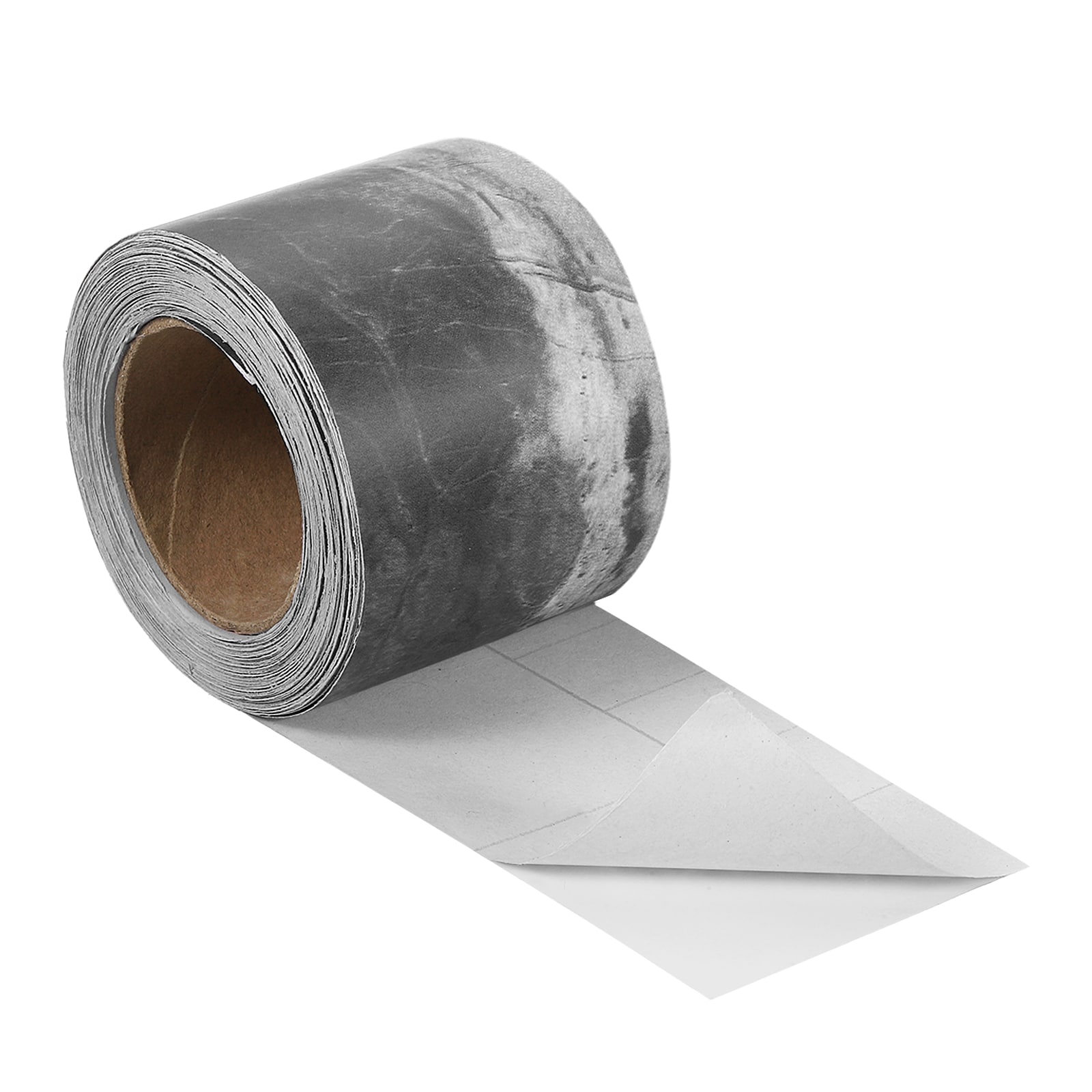 Unique Bargains Wood Grain Tape 2inchx33Ft Self Adhesive Wood Grain Repair Patch for Baseboards Doors Floor Repair Furniture Home Decor Gray