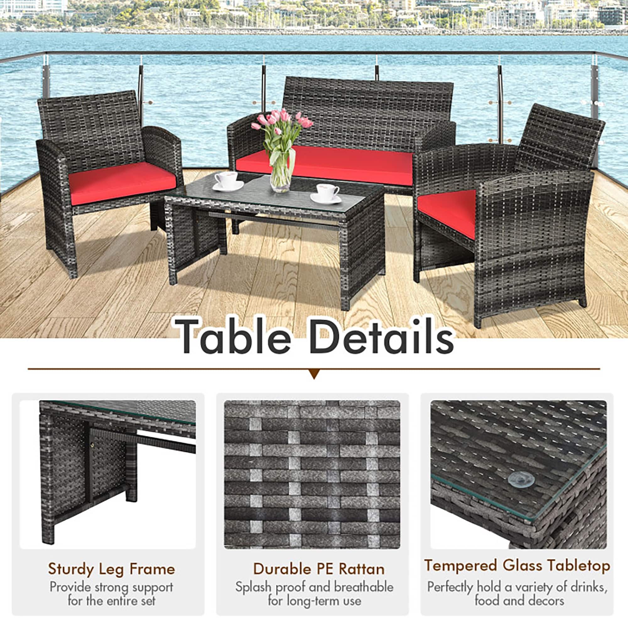 CASAINC WF-HW63238RE-LA Patio-Conversation-Sets - View #7