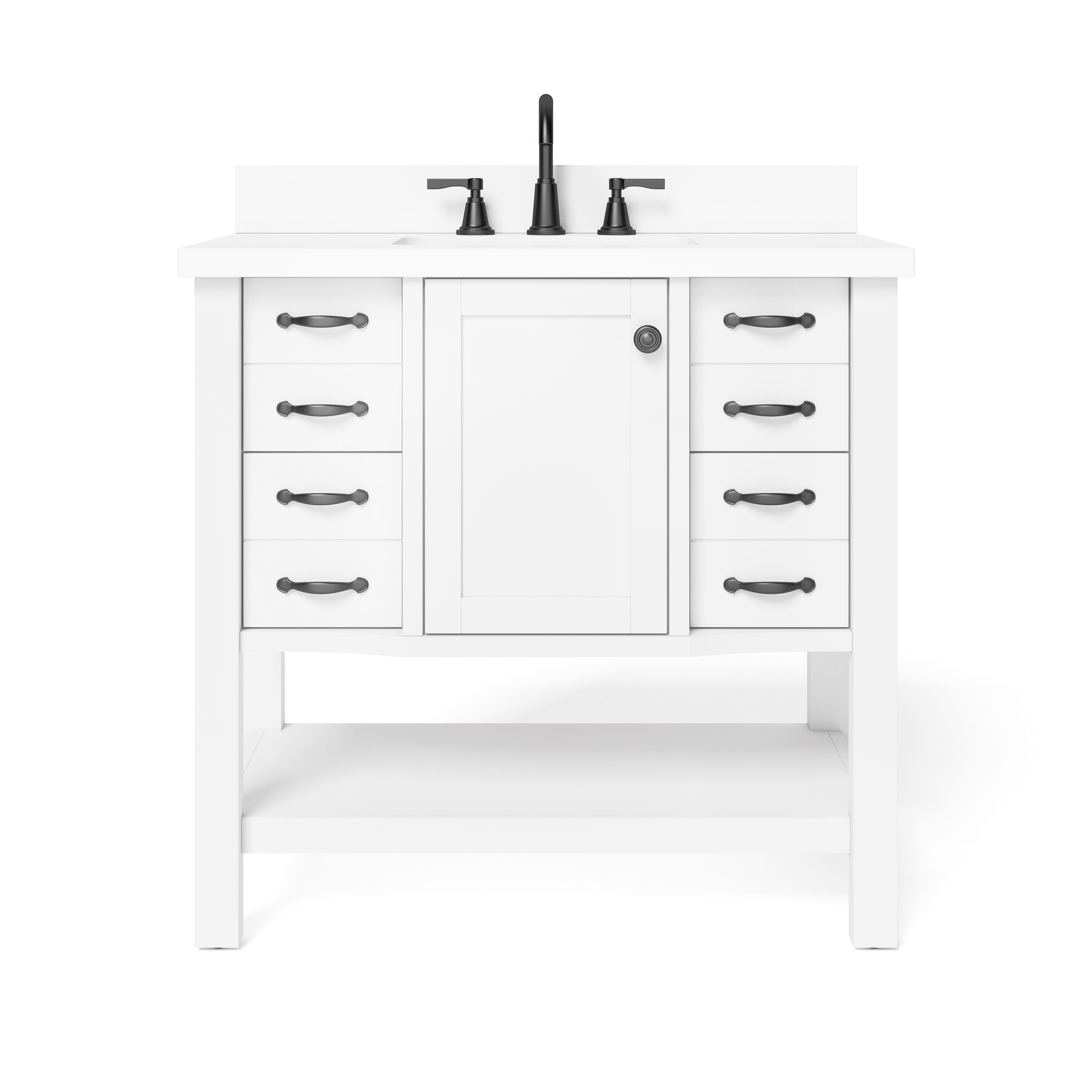 allen + roth WSL36RVSW Bath-Vanity-Combo - View #9