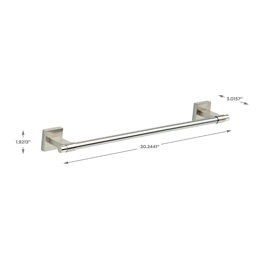 Maxted 18" Brushed Nickel Wall Mounted Towel Bar