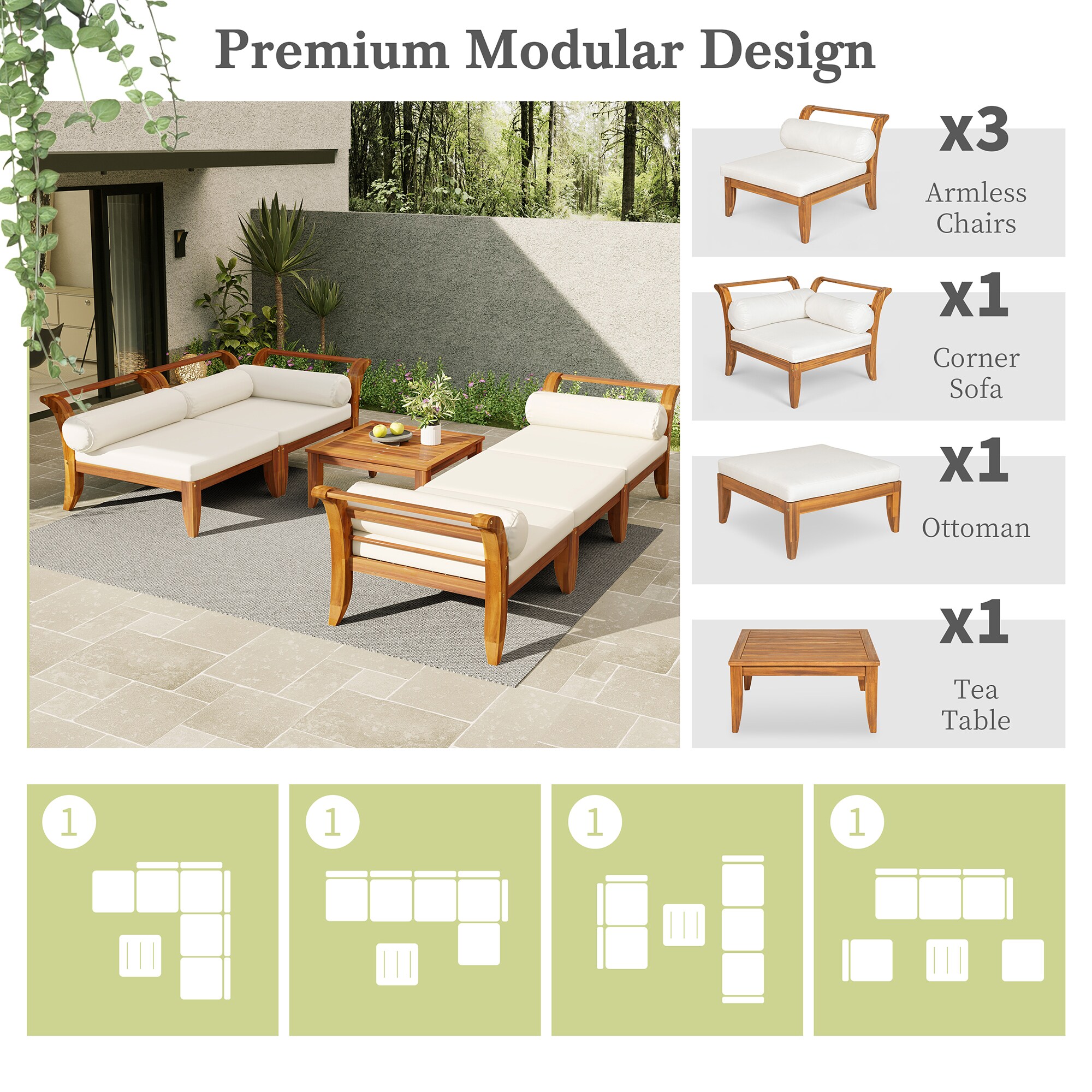 SINOFURN SYA380177BN Patio-Sofas-Daybeds - View #17