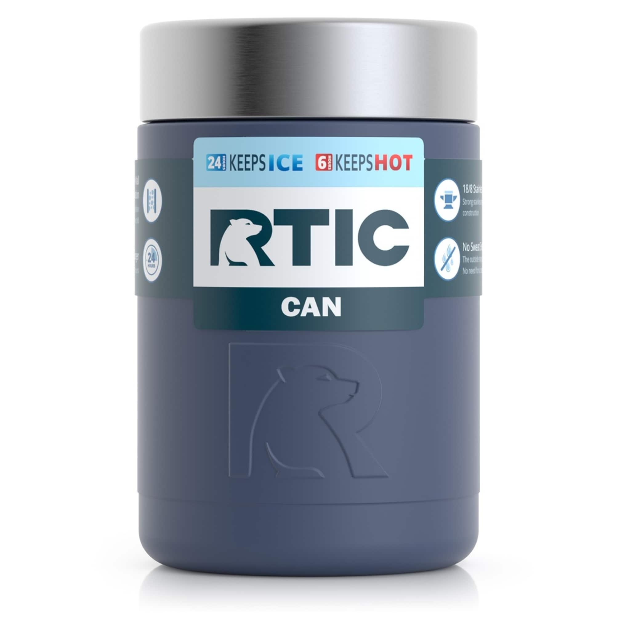 RTIC 12oz Can Cooler, Graphite, Matte