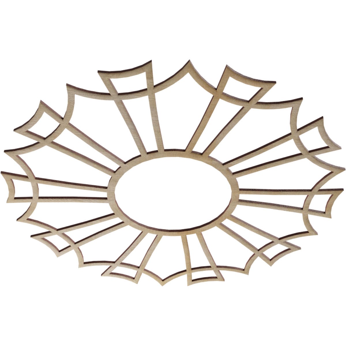 Ekena Millwork CMWP26X26X0375AUHI Ceiling-Medallions - View #2
