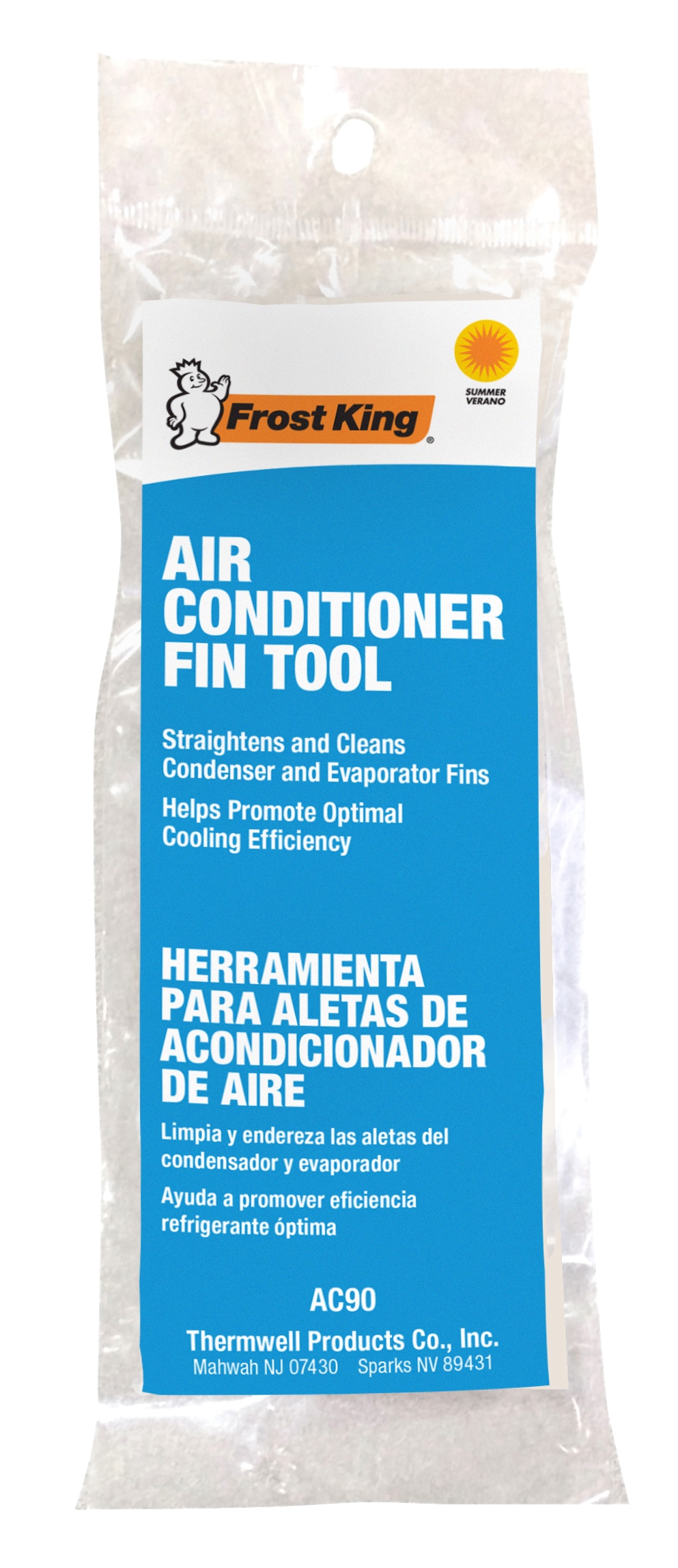 Conditionneur Condenser Fin Comb - Brosse de nettoyage à ailettes