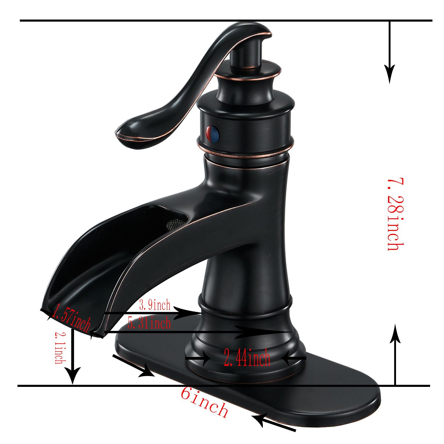 WELLFOR FH76556P-ORB Lavatory-Faucets - View #10