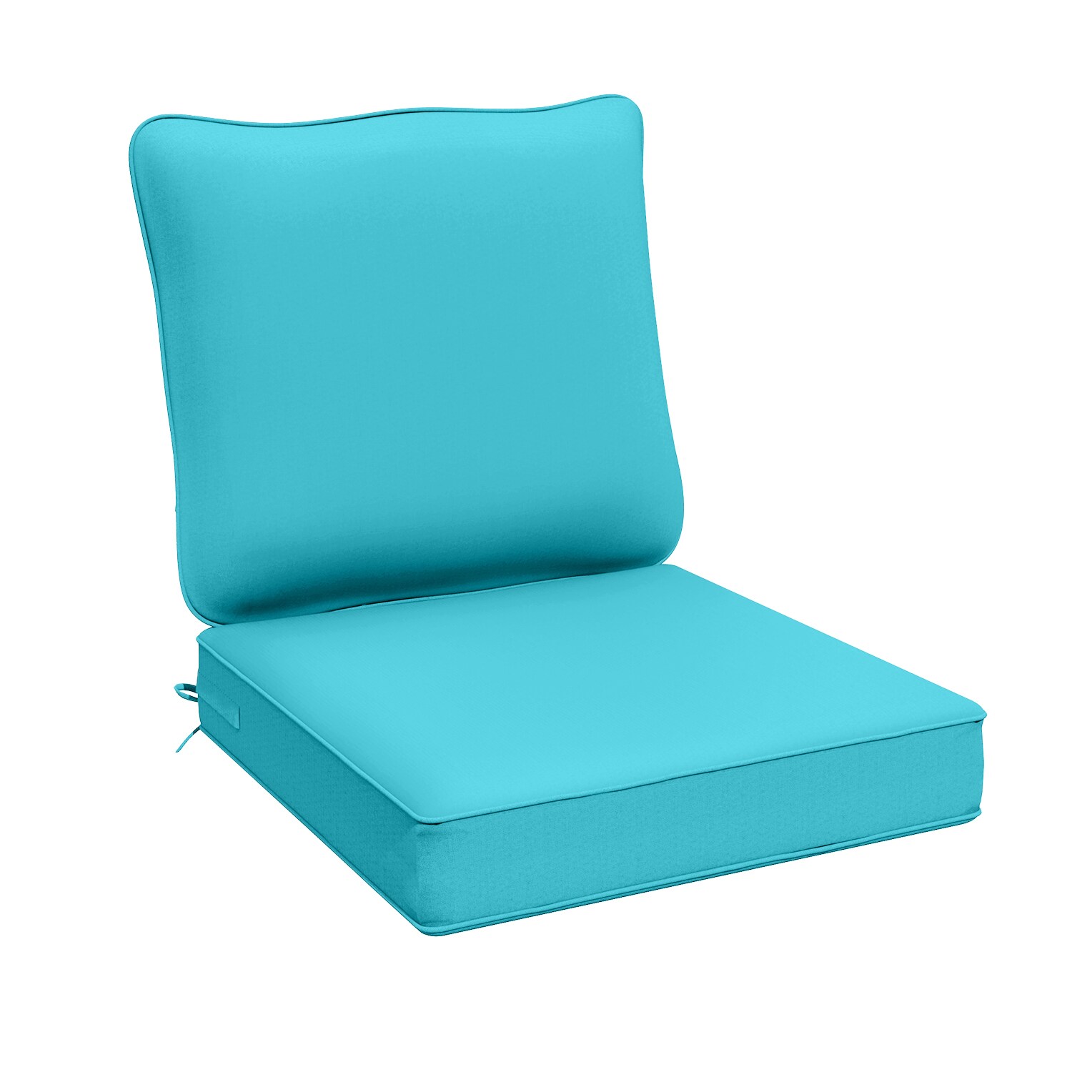 AAAAAcessories 24 in x 24 in Lake Blue Deep Seat Patio Chair Cushion AOC D BAIHE at Lowes