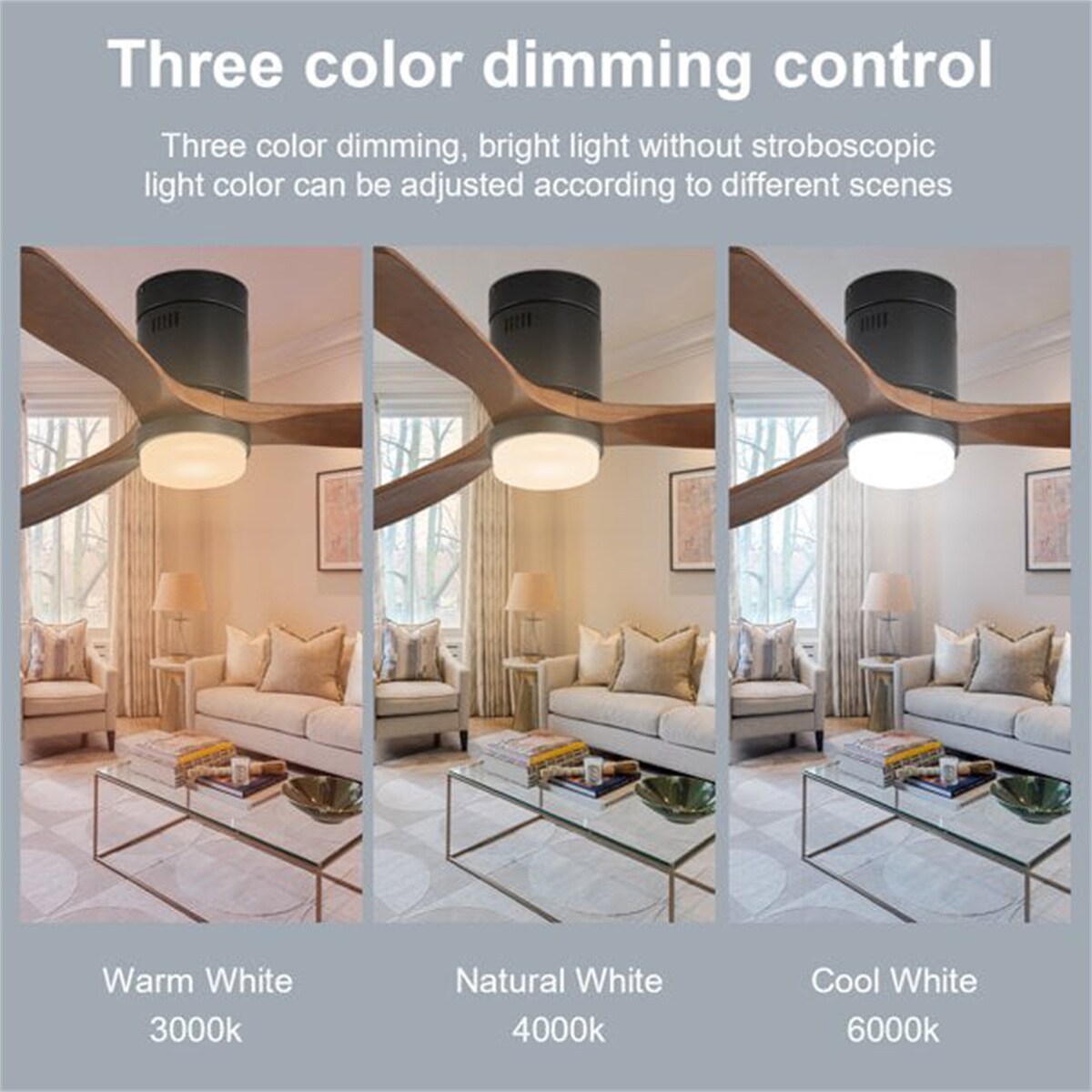 Gleam Flare GF-GG-52144BKBR Ceiling-Fans - View #2