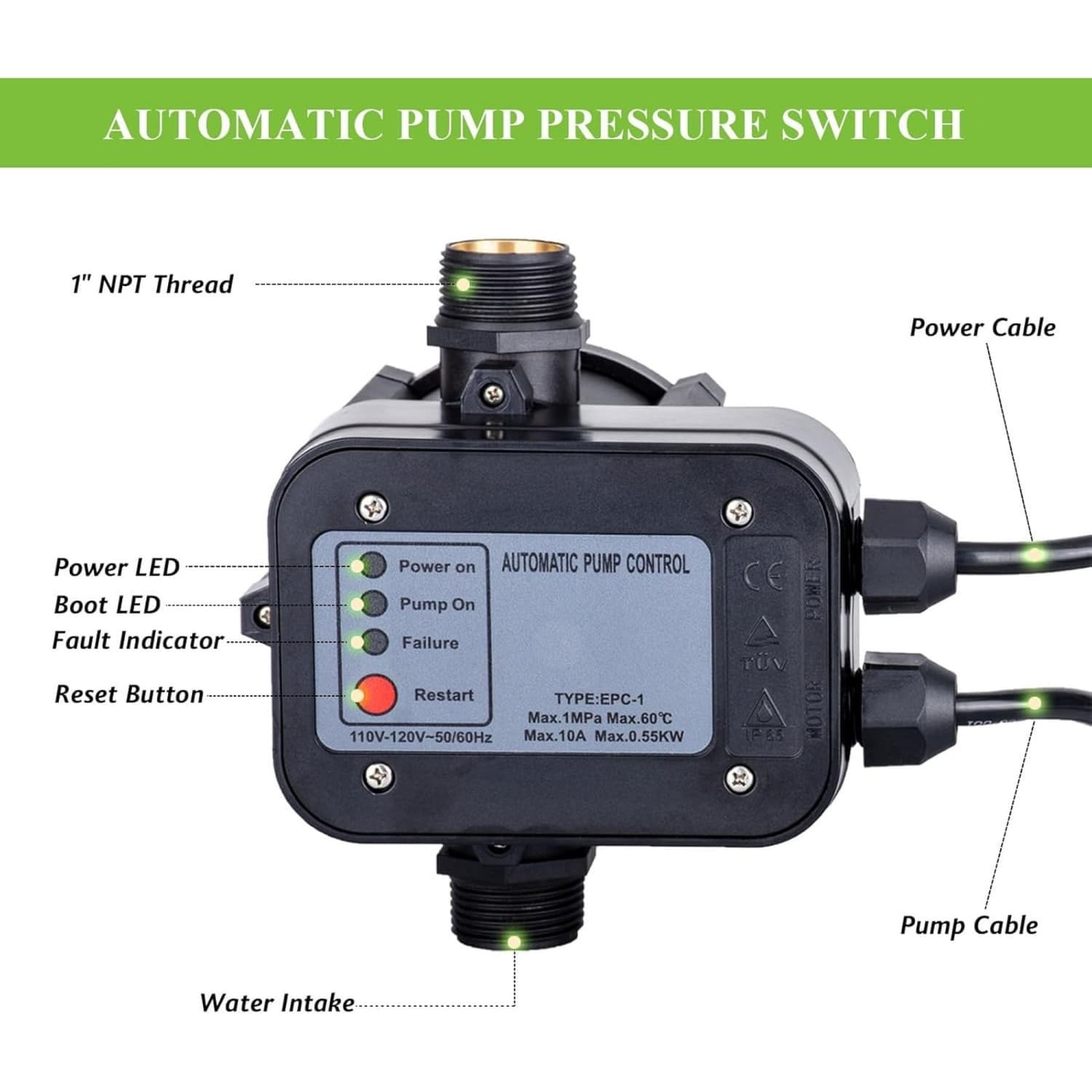 OGETFUUR L5ZQYA515WPA07 Pump-Accessories - View #3