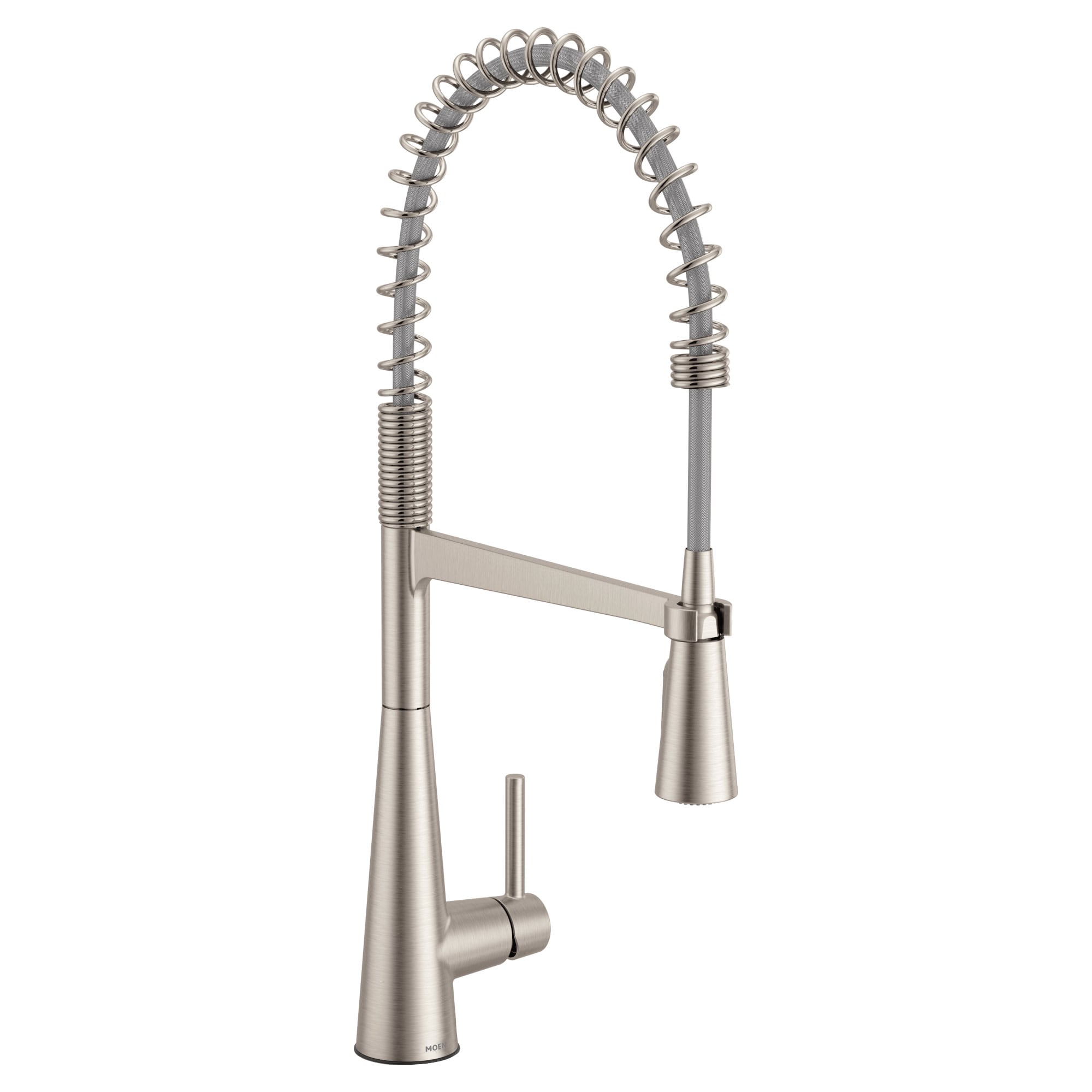 Spot Resist Stainless Steel Single Handle Pull Down Kitchen Faucet