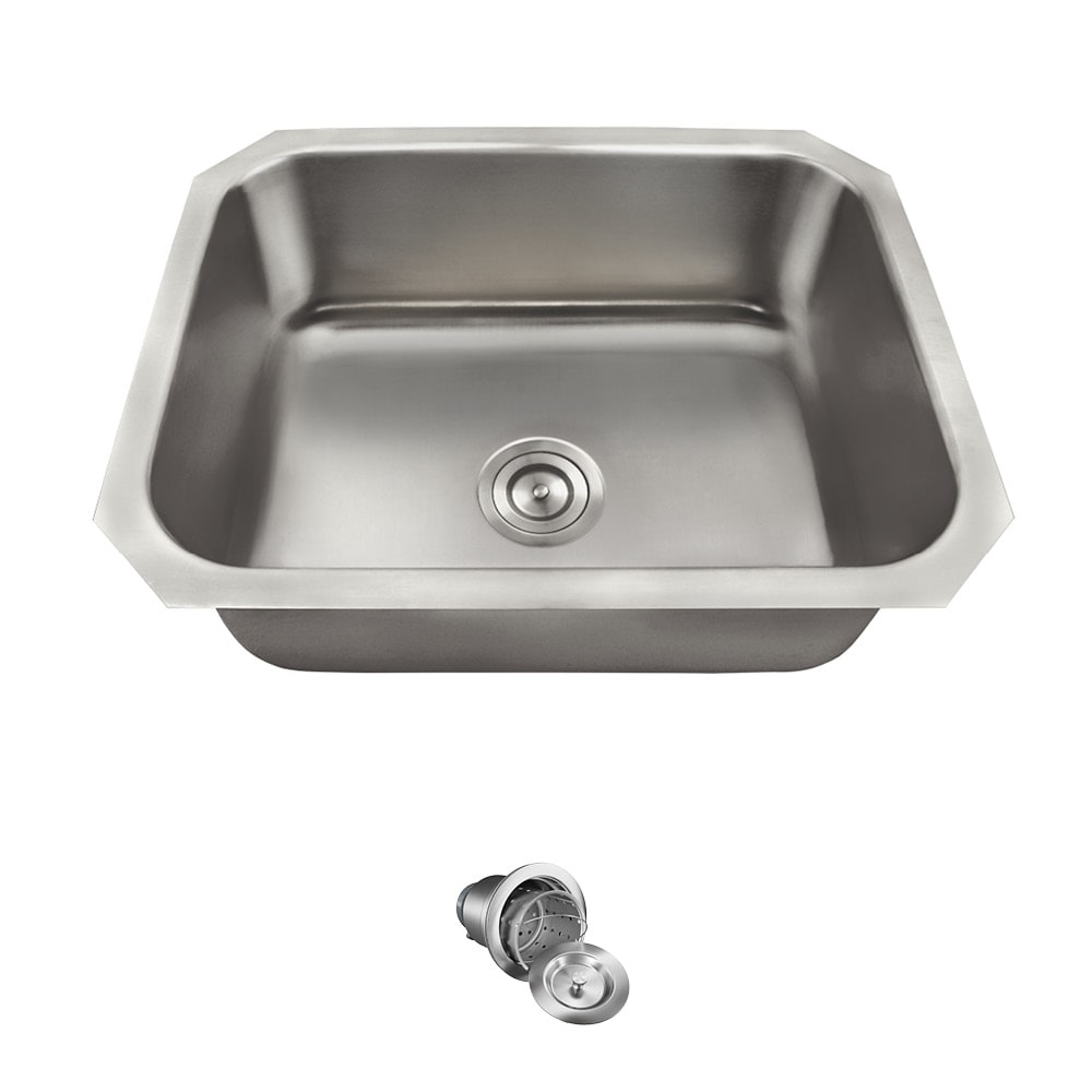 MR Direct Undermount 23 5 In X 18 25 In Stainless Steel Single Bowl   10805961 