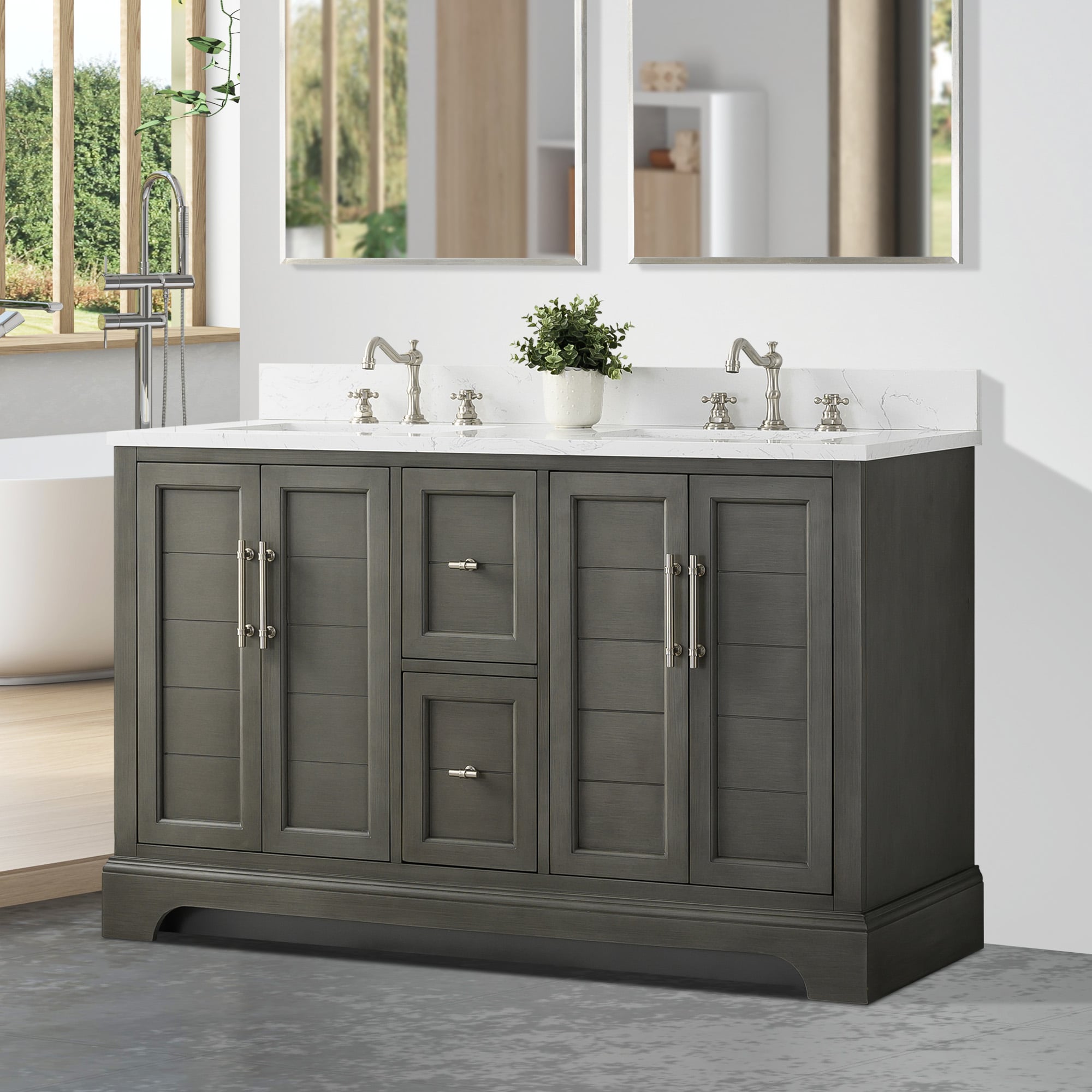 Vanity Art VA5054-SG Bath-Vanity-Combo - View #2