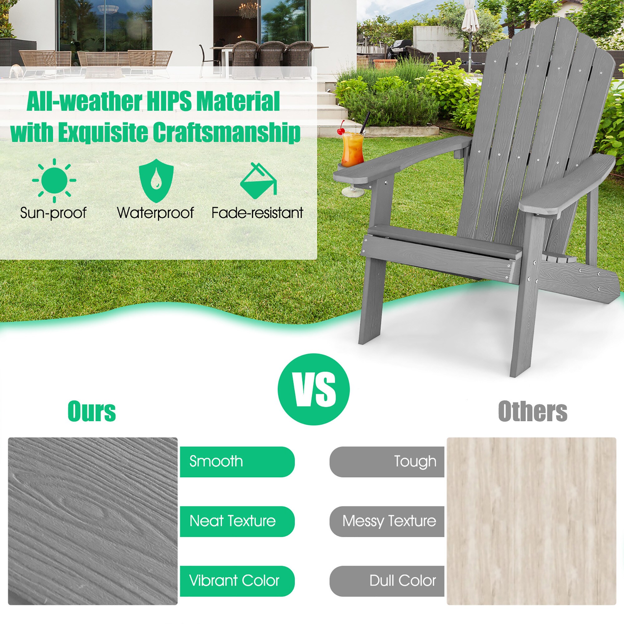 Costway NP10983SL Patio-Chairs - View #5