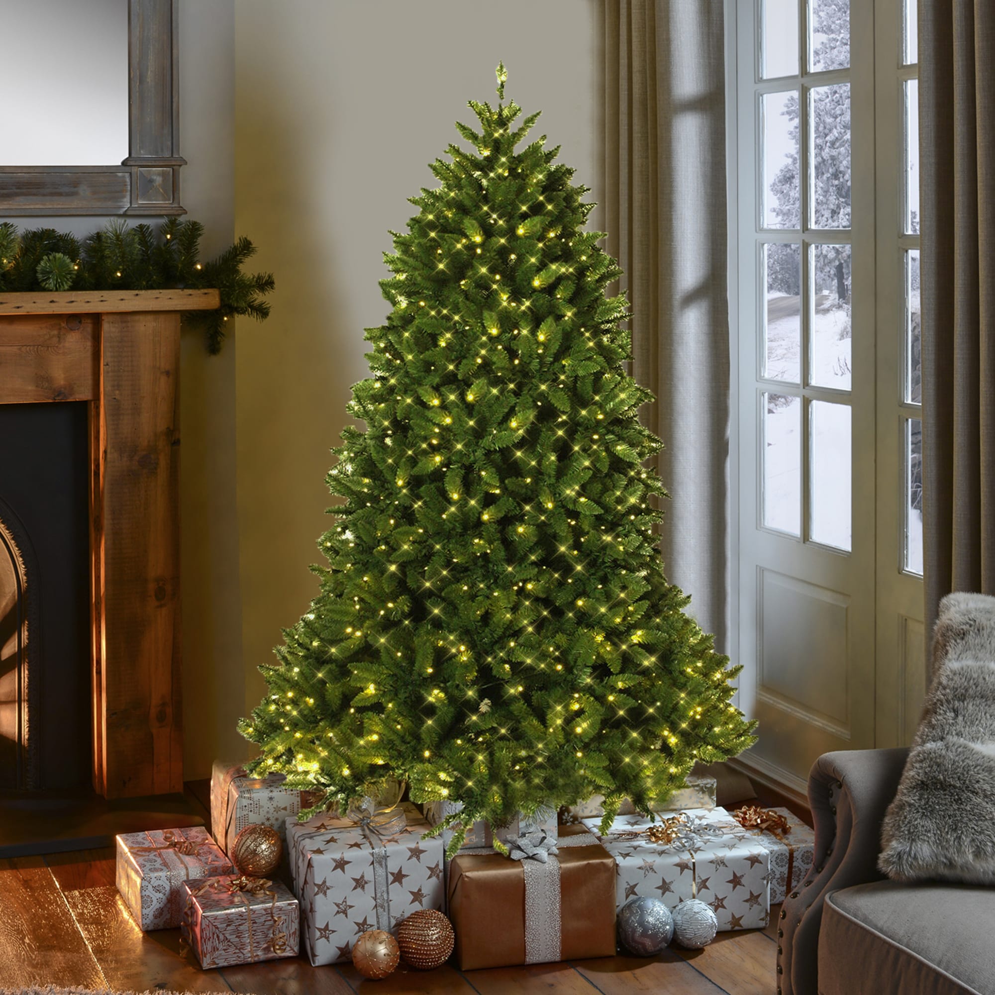 WELLFOR CM-HWY-22055 Artificial-Christmas-Trees - View #5