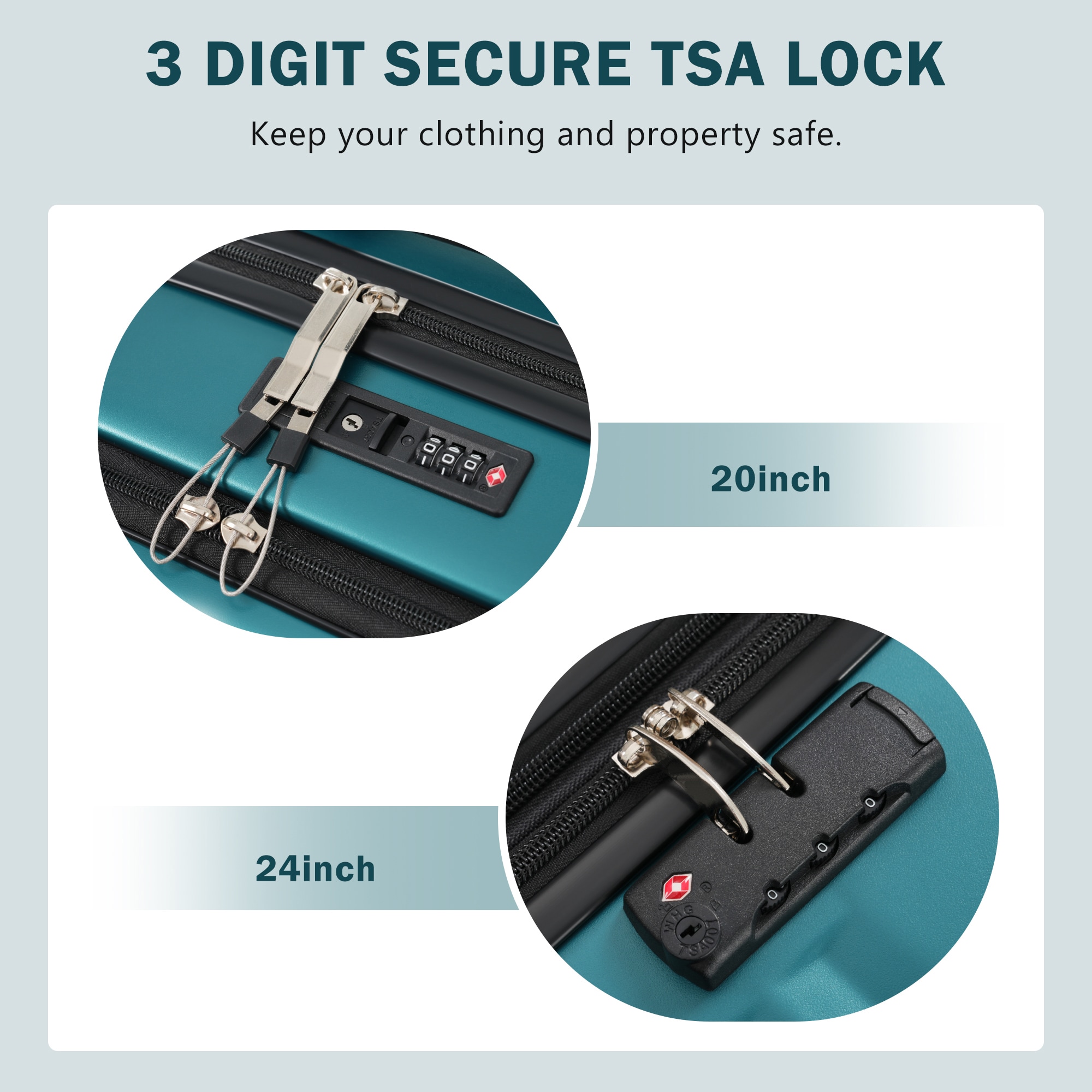 SINOFURN SYD9200004RD Luggage-And-Luggage-Sets - View #17