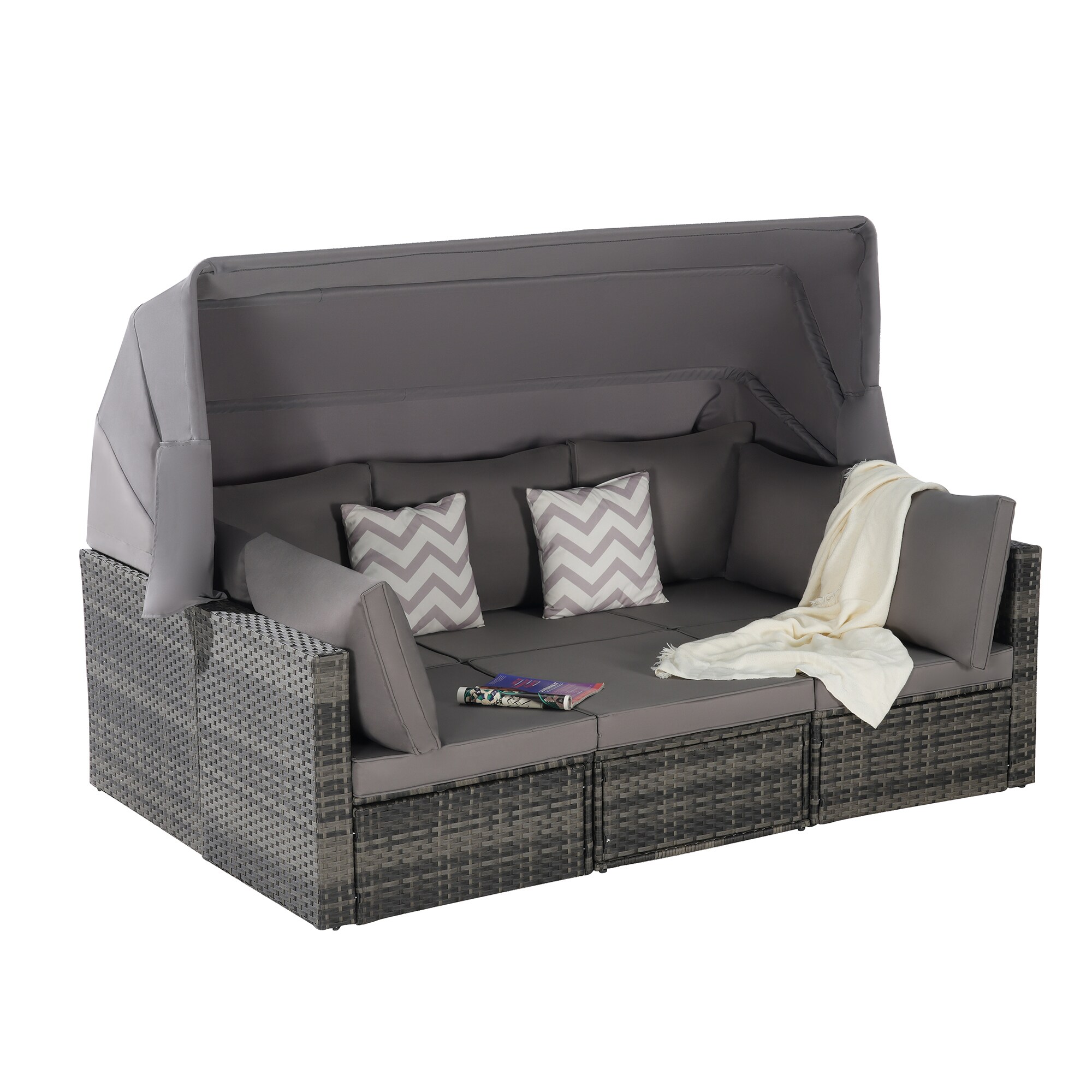 SINOFURN SYB670032GY Patio-Sofas-Daybeds - View #11