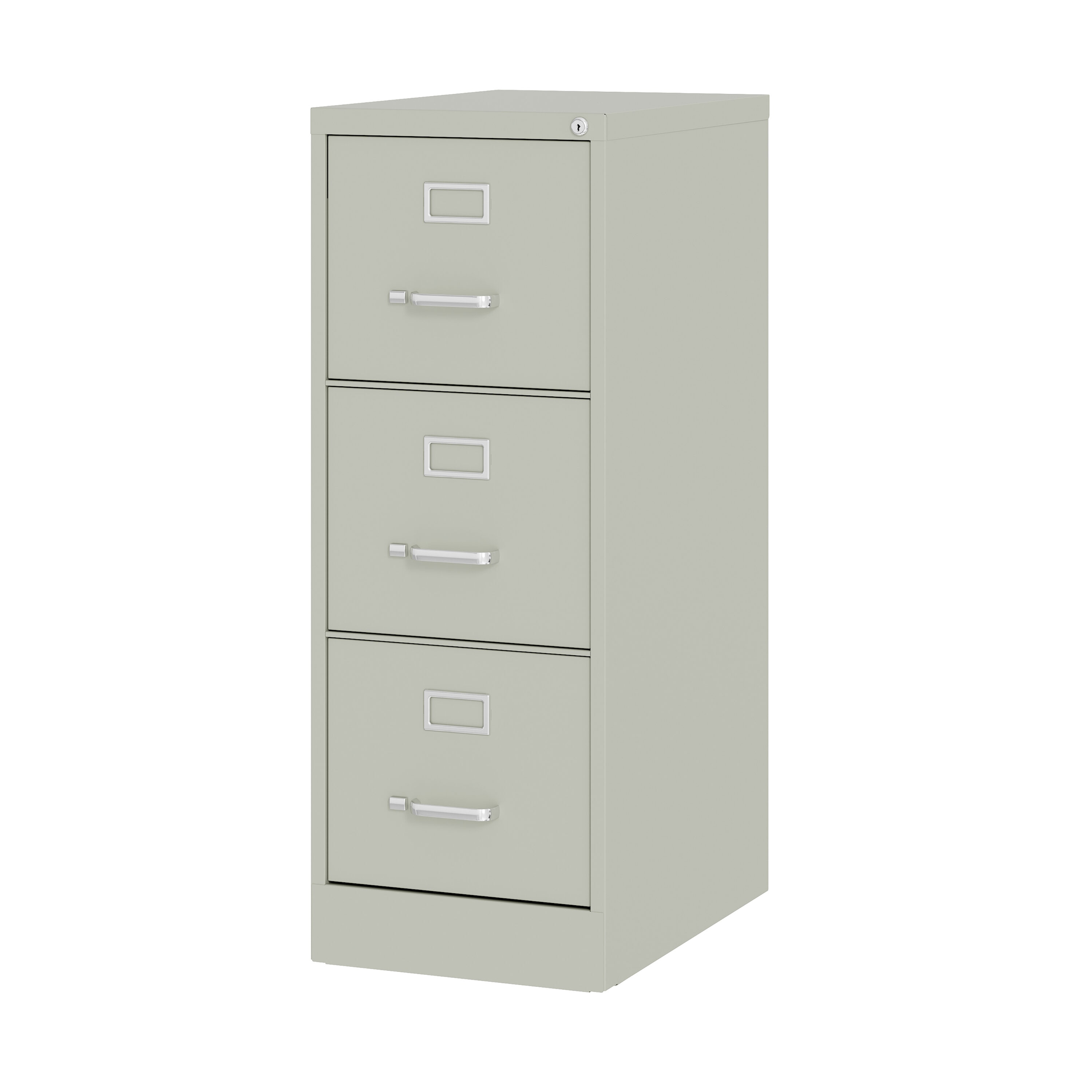 Hirsh Light Gray 3-Drawer 15-in File Cabinet 24857 at Lowes.com